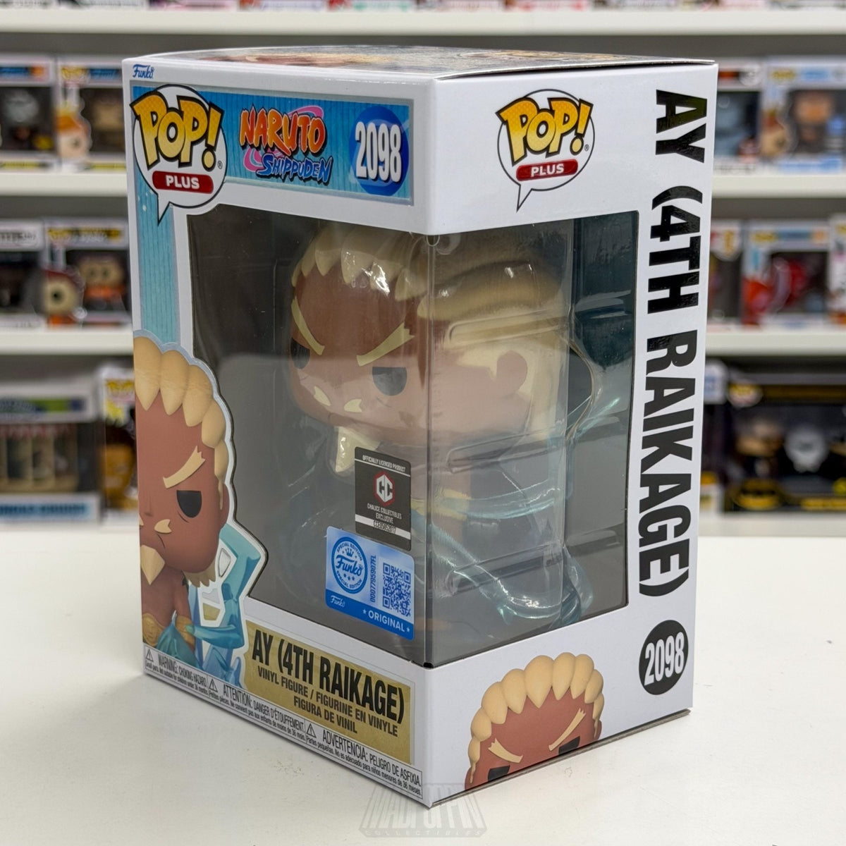 Funko Pop Anime Naruto Ay 4th Raikage Chalice Collectibles 2098 Toy Vinyl Figure