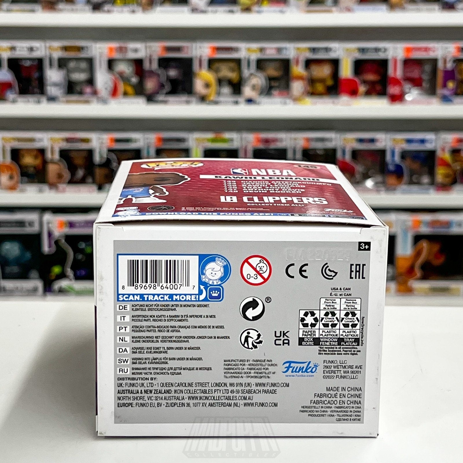 Funko Pop NBA Basketball Los Angeles Clippers Kawhi Leonard 145 Toy Vinyl Figure