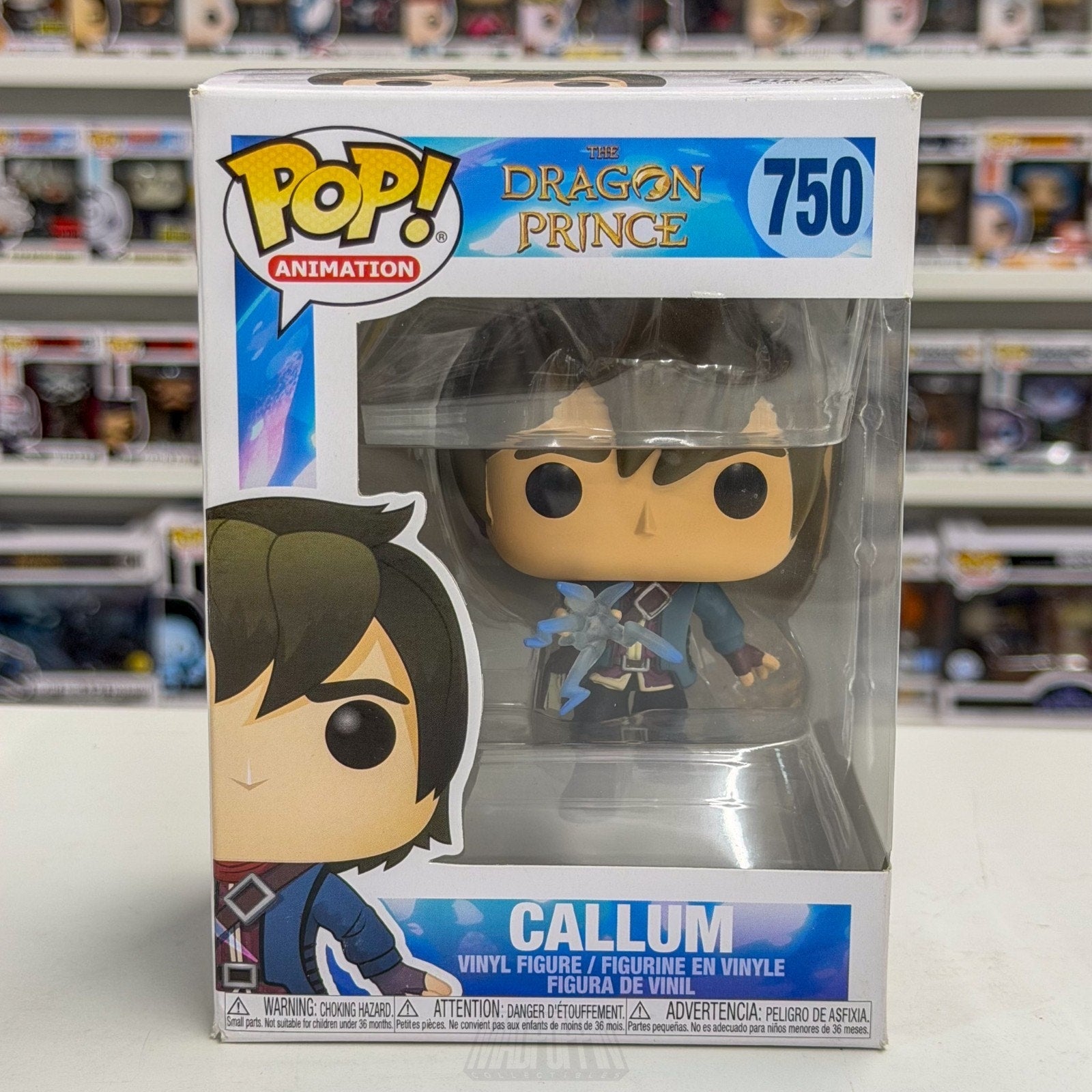 Funko Pop Animation The Dragon Prince Callum 750 Netflix Fantasy Vinyl Figure