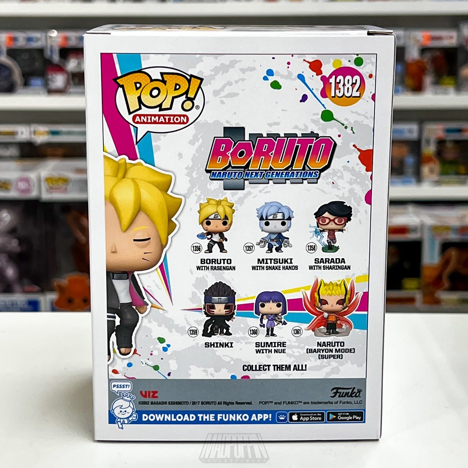Funko Pop Anime Boruto Momoshiki Transformation Glow Chase SDCC Toy Stop 1382