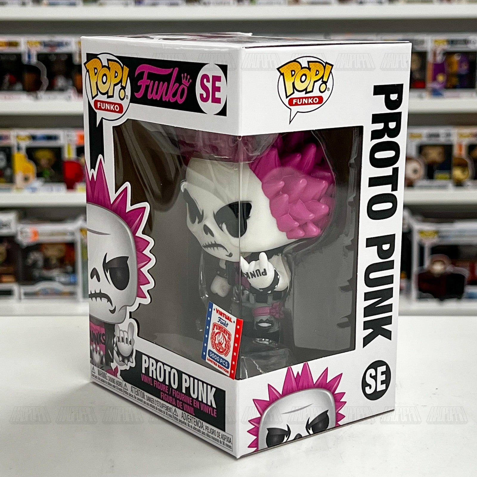 Funko Pop Proto Punk SE Vinyl Figure Limited Edition 5000 PCS Fundays Mohawk