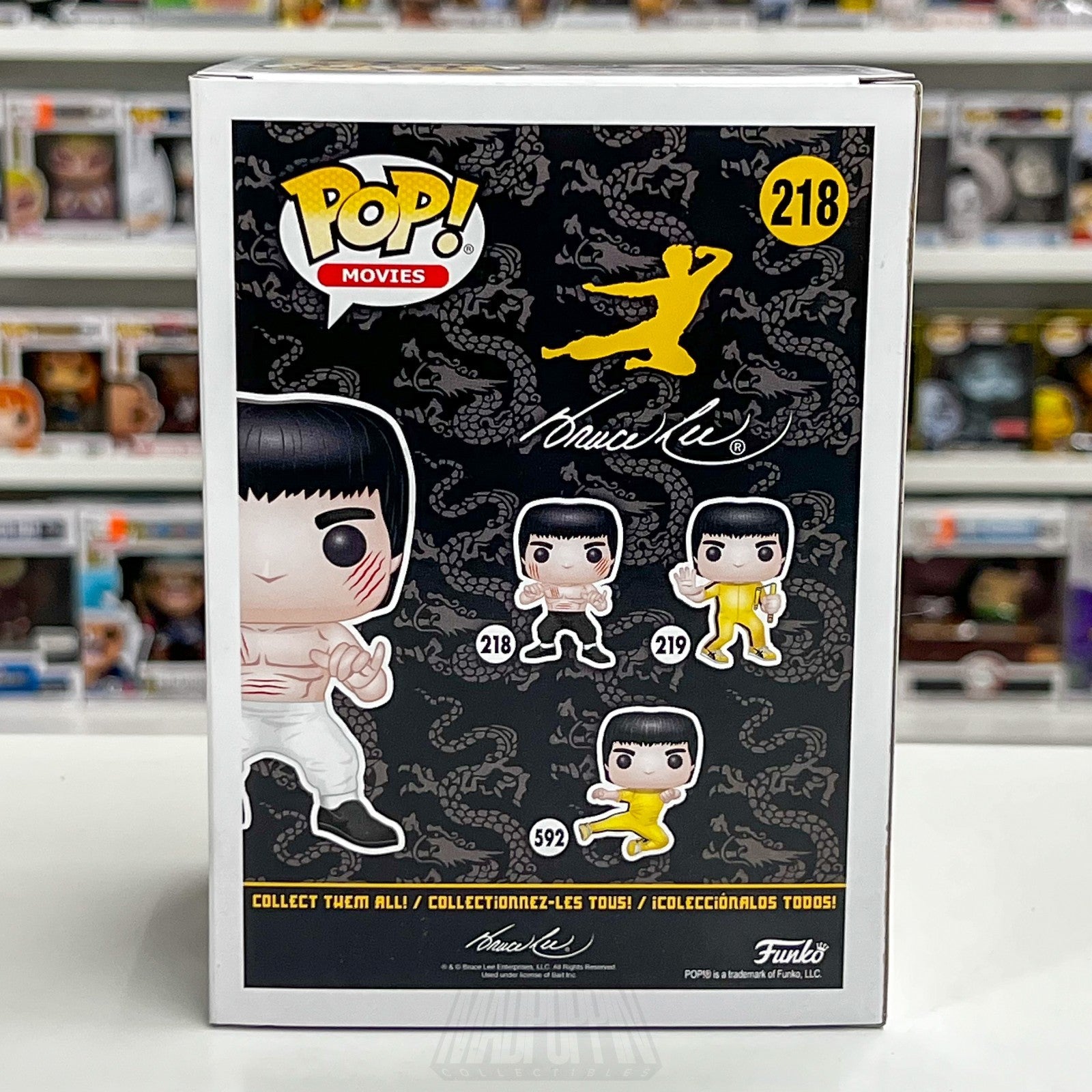 Funko Pop Movies Bruce Lee Enter The Dragon White Pants BAIT 218 Vinyl Figure3