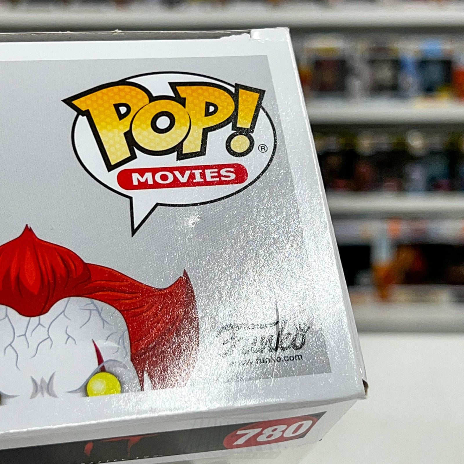 Funko Pop Movies IT Pennywise with Balloon I Heart Derry 780 Horror Vinyl Figure9
