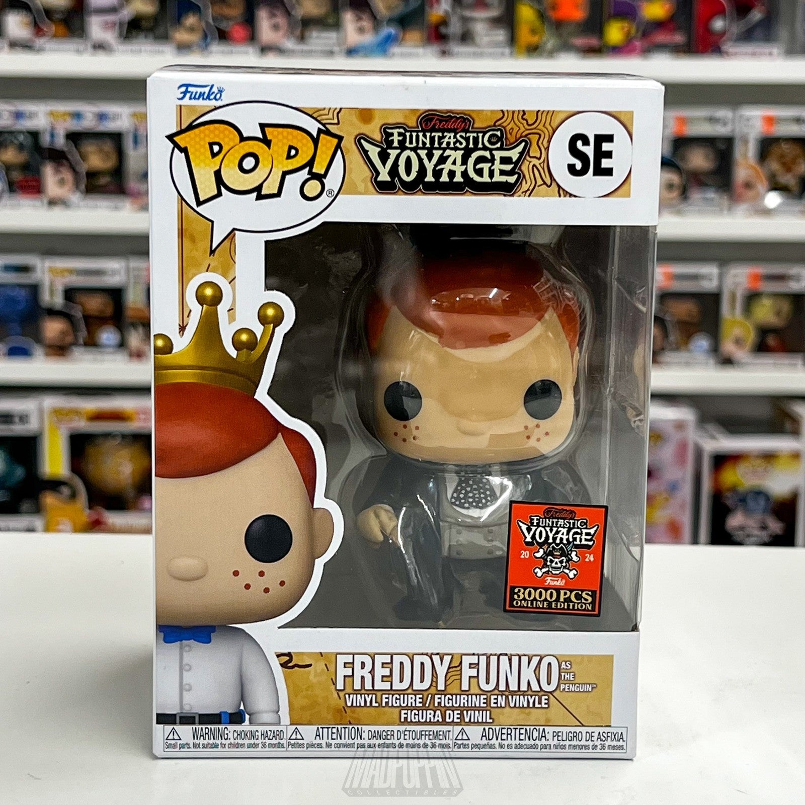 Freddy Funko as The Penguin Funtastic Voyage Batman Returns Pop SE 3000 PCS LE