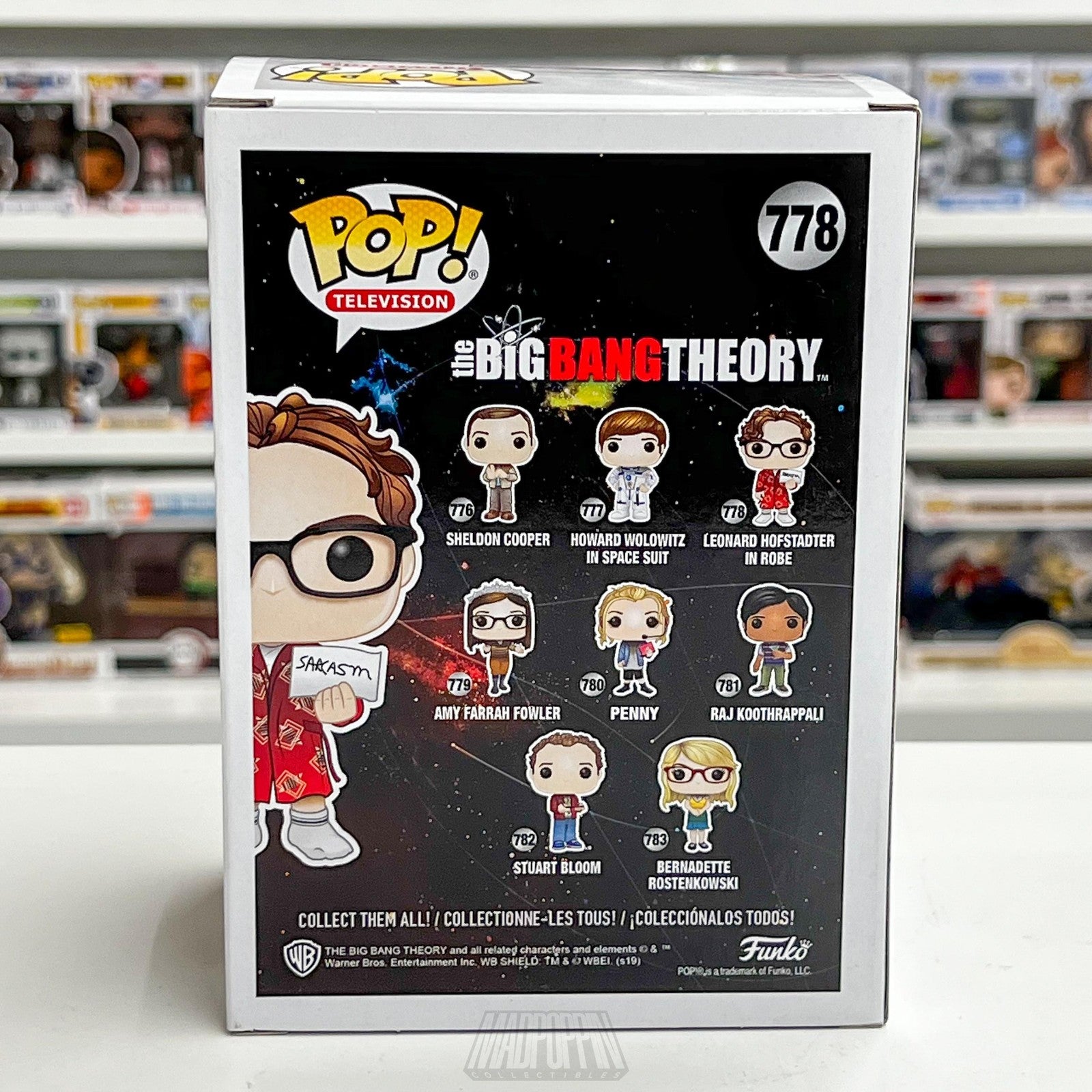 Funko Pop Leonard Hofstadter In Robe #778 Big Bang Theory TV Vinyl Figure New
