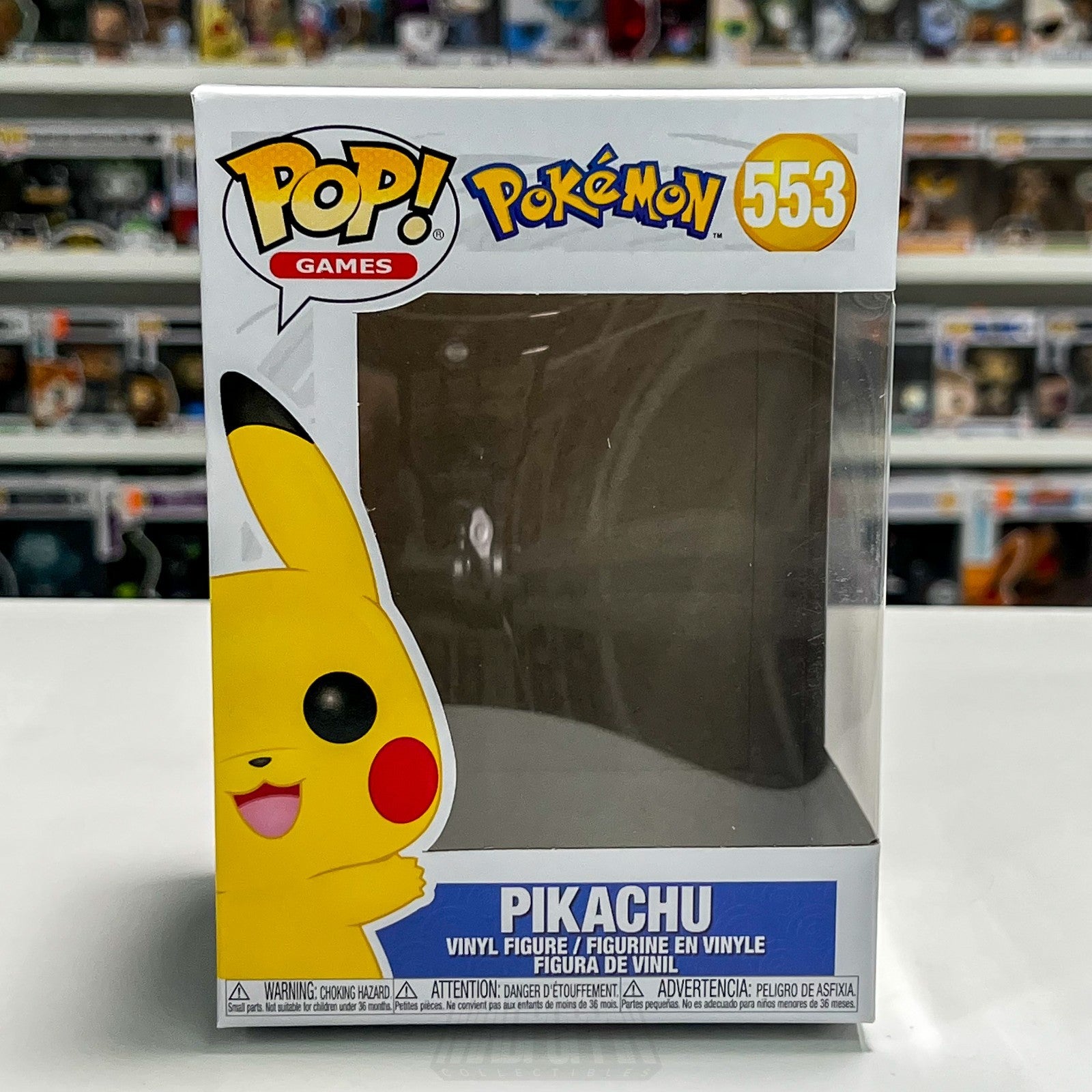Funko Pop Games Pokemon Pikachu BOX ONLY NO FIGURE NO INSERT Mint TCG Japanese0