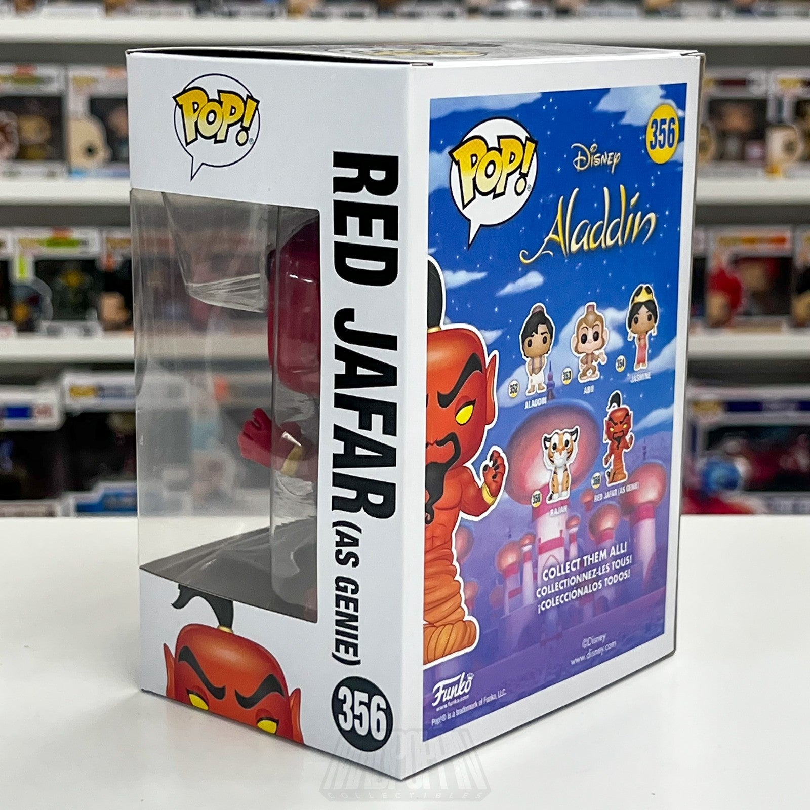 Funko Pop Disney Aladdin Red Jafar as Genie 356 Sultan Villian Toy Vinyl Figure2