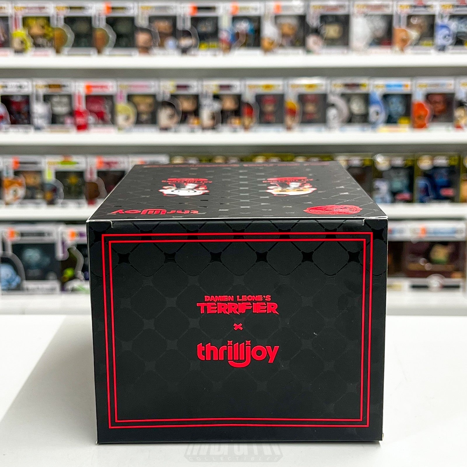 Thrilljoy PIX Art the Clown Hot Topic Scare Fair 2025 Bloody Clown Vinyl Figure6