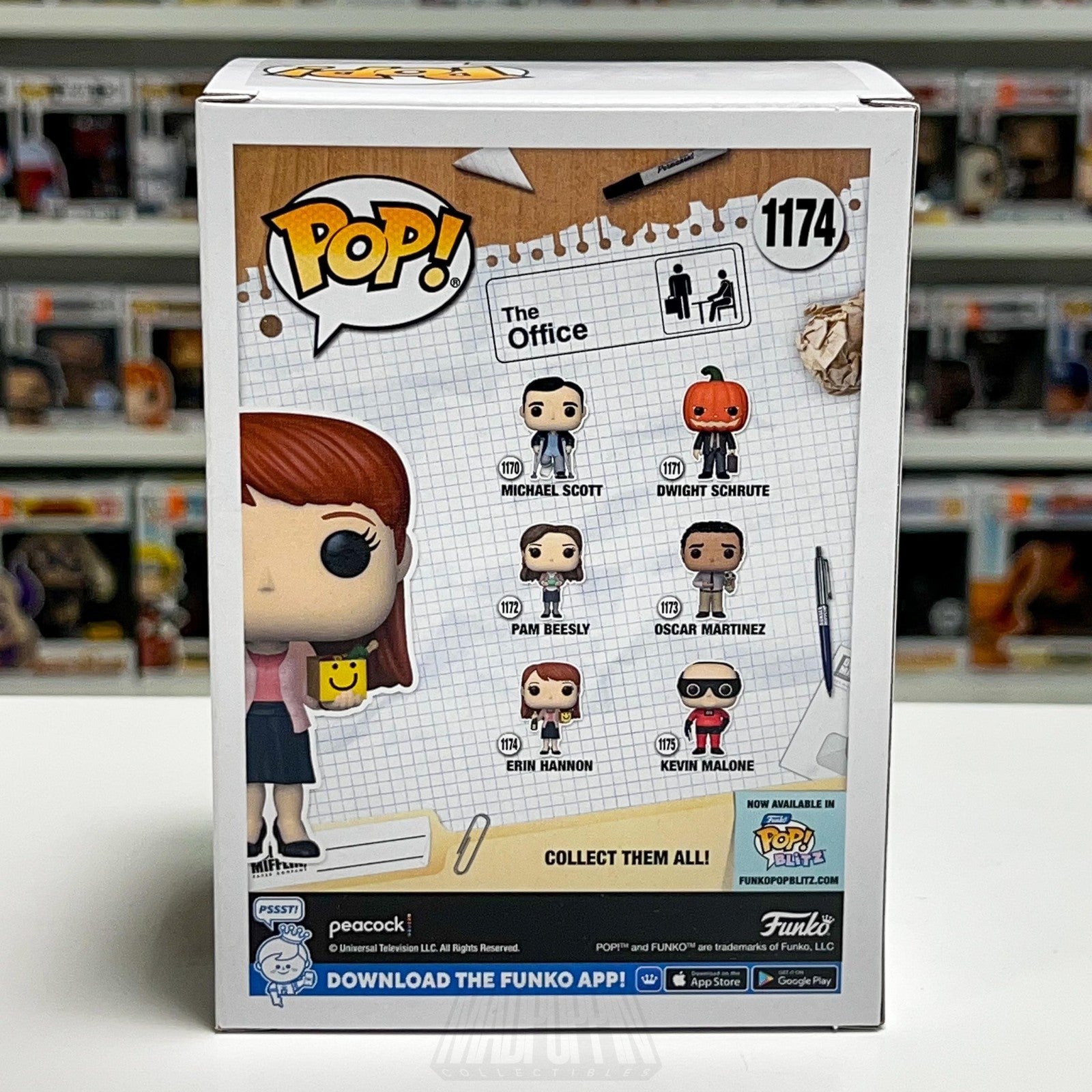 Funko Pop! The Office Erin Hannon 1174 Vinyl Figure Collectible New Boxed TV Toy