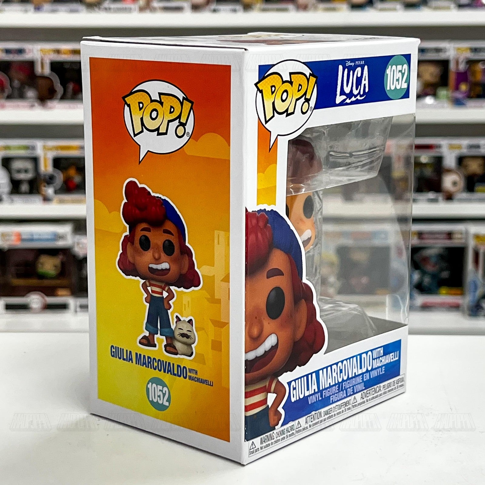 Funko Pop Disney Pixar Luca 1052 Giulia Marcovaldo Machiavelli Vinyl Figure New