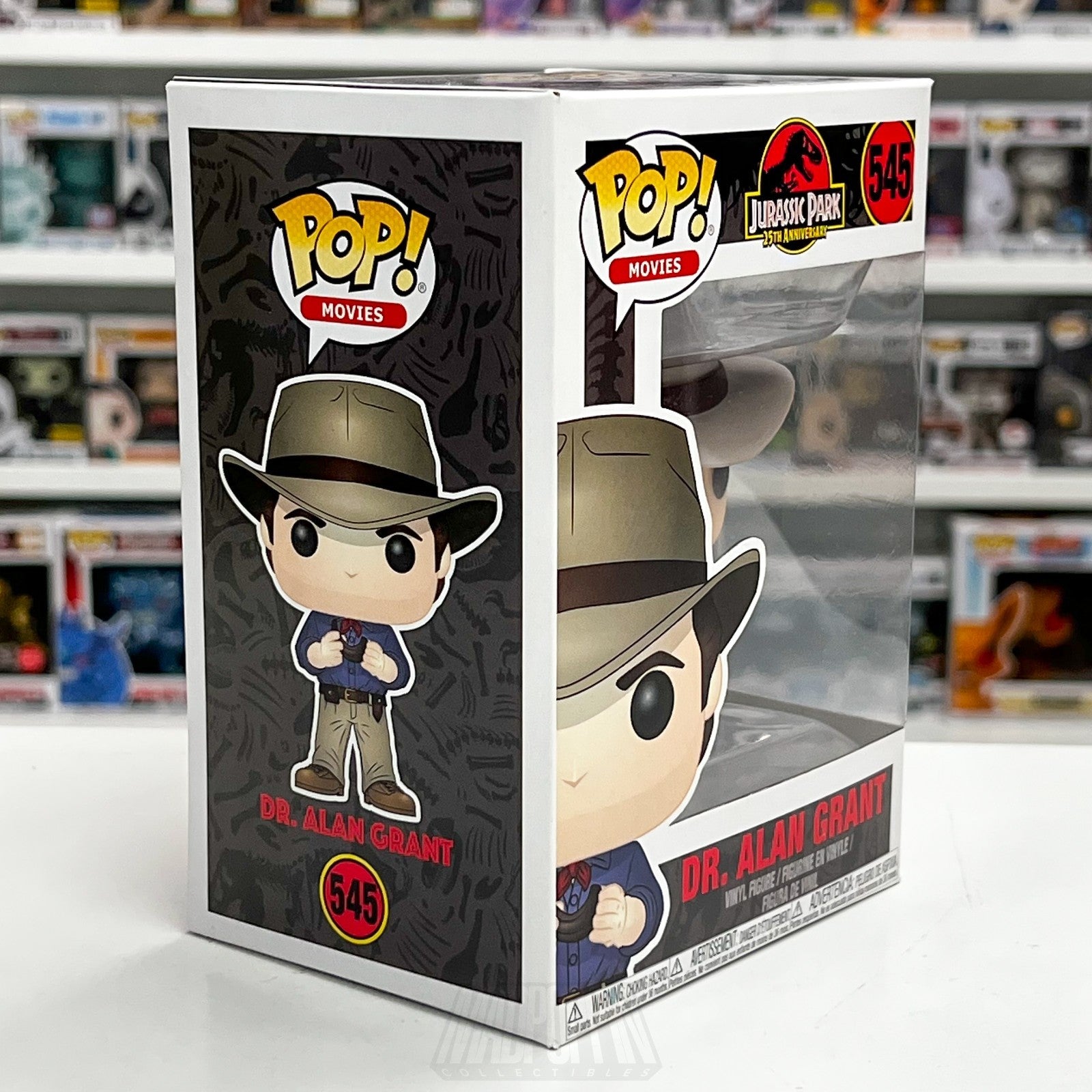 Funko Pop Movies Jurassic Park Dr Alan Grant 545 Dinosaur Toy Vinyl Figure5