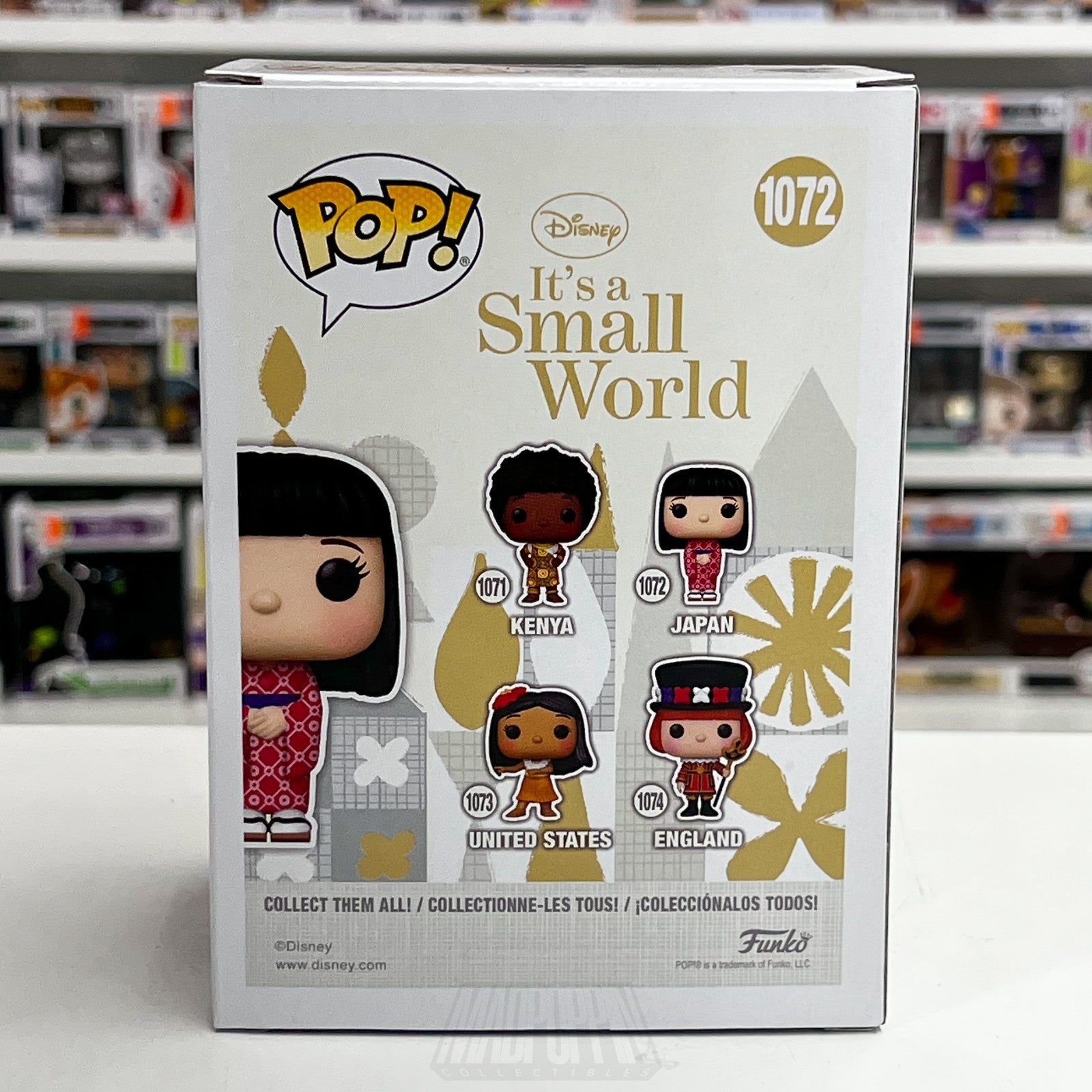 Funko Pop Disney It's A Small World Japan 1072 Fantasyland Ride Vinyl Figure Toy3