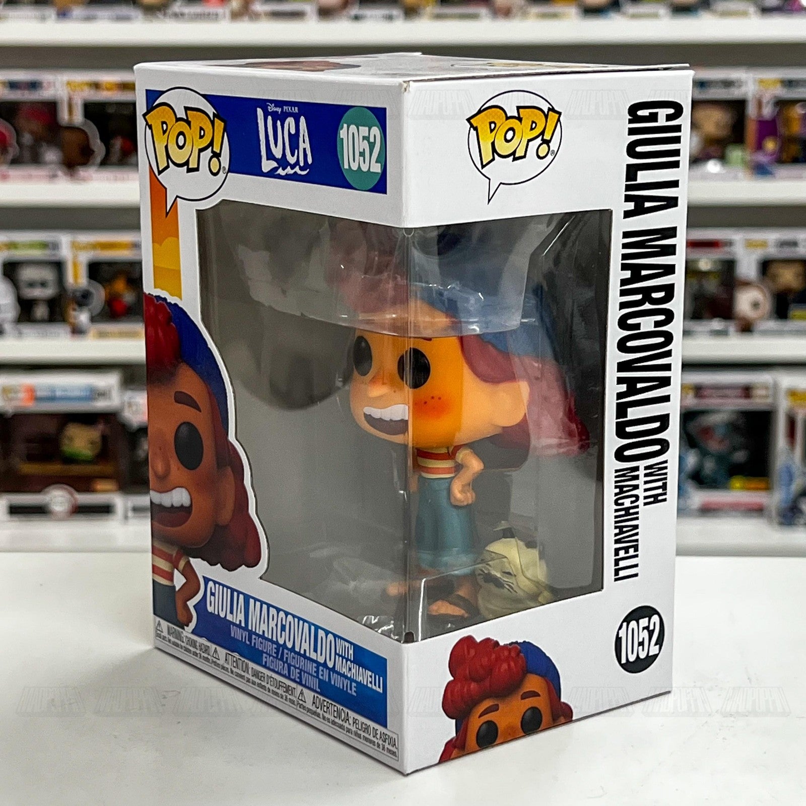 Funko Pop Disney Pixar Luca 1052 Giulia Marcovaldo Machiavelli Vinyl Figure New