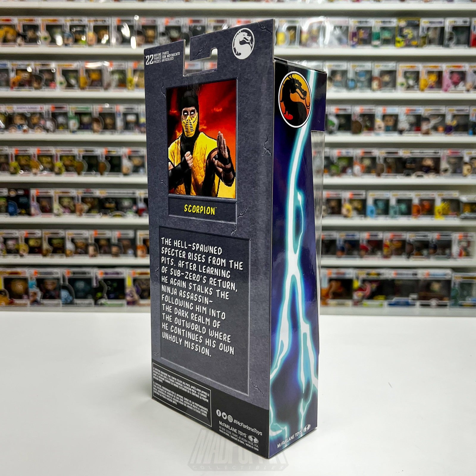 McFarlane Toys Mortal Kombat Klassic Scorpion 7 Inch Action Figure Video Game