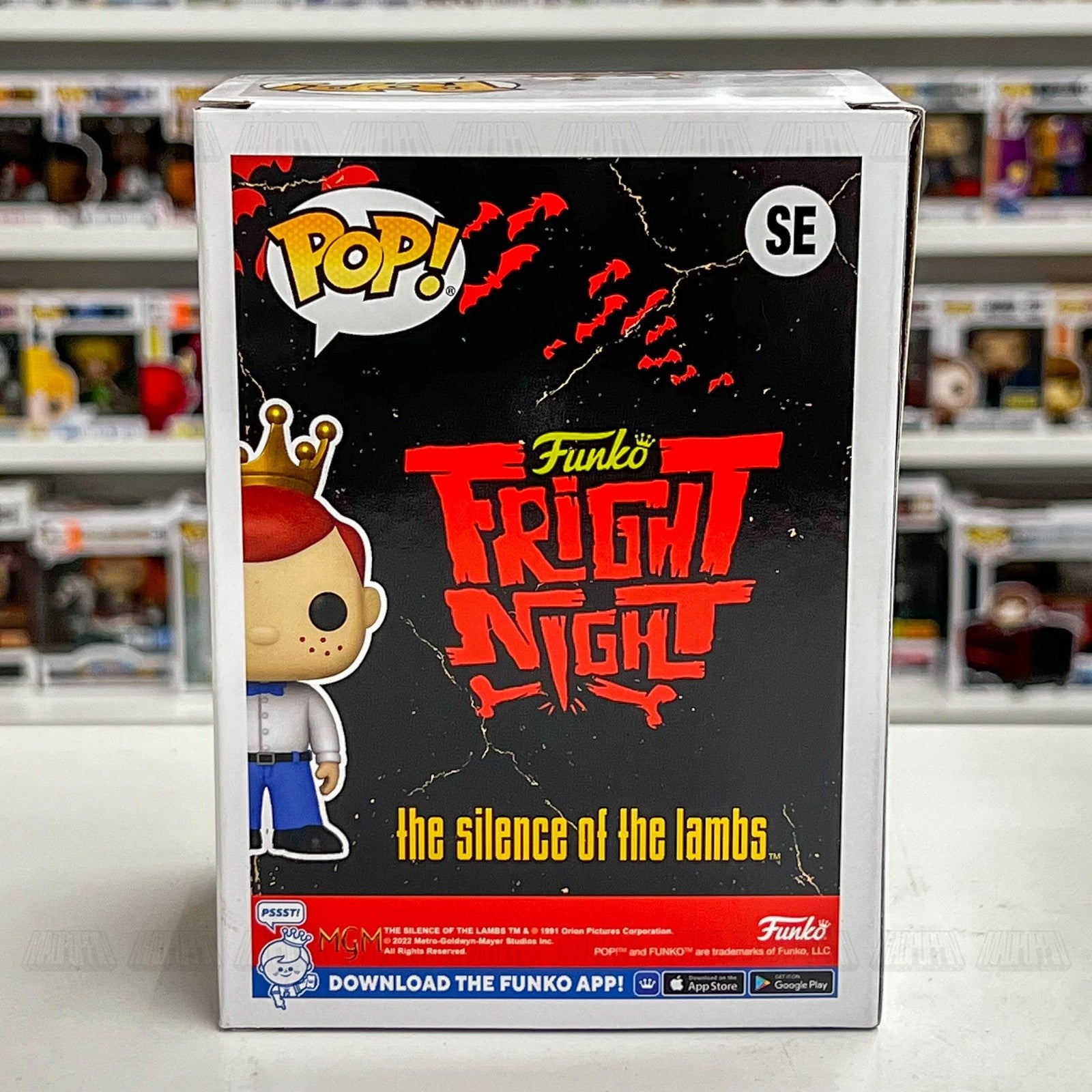 Funko Pop Freddy Funko Hannibal Fright Night 2022 LE 10000 Silence of the Lambs