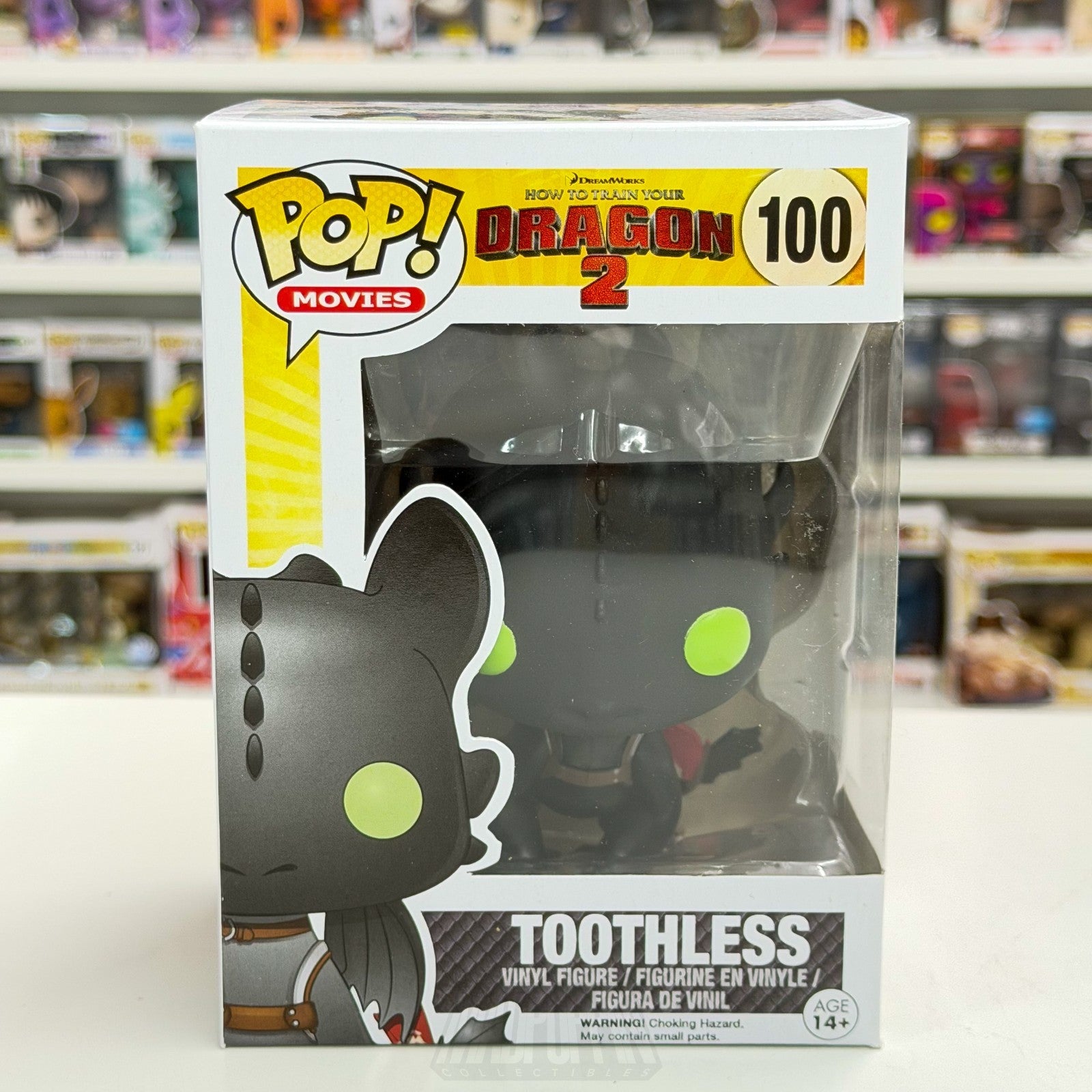 Funko Pop Movies How To Train Your Dragon 2 Toothless 100 Fantasy Vinyl Figure0