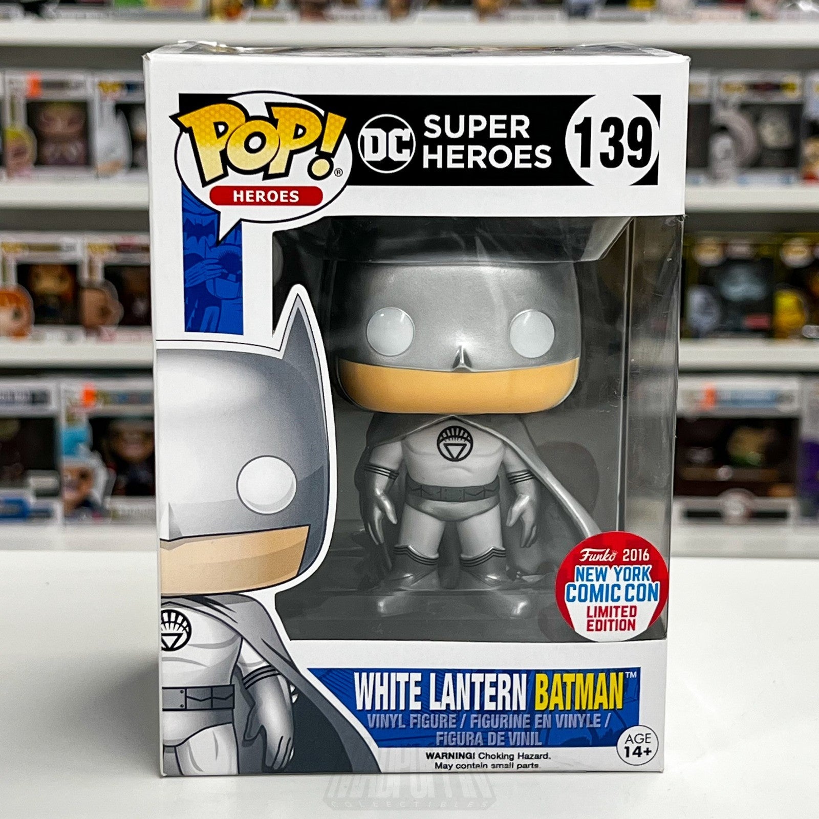 Funko Pop DC Super Heroes White Lantern Batman NYCC New York 139 Vinyl Figure0