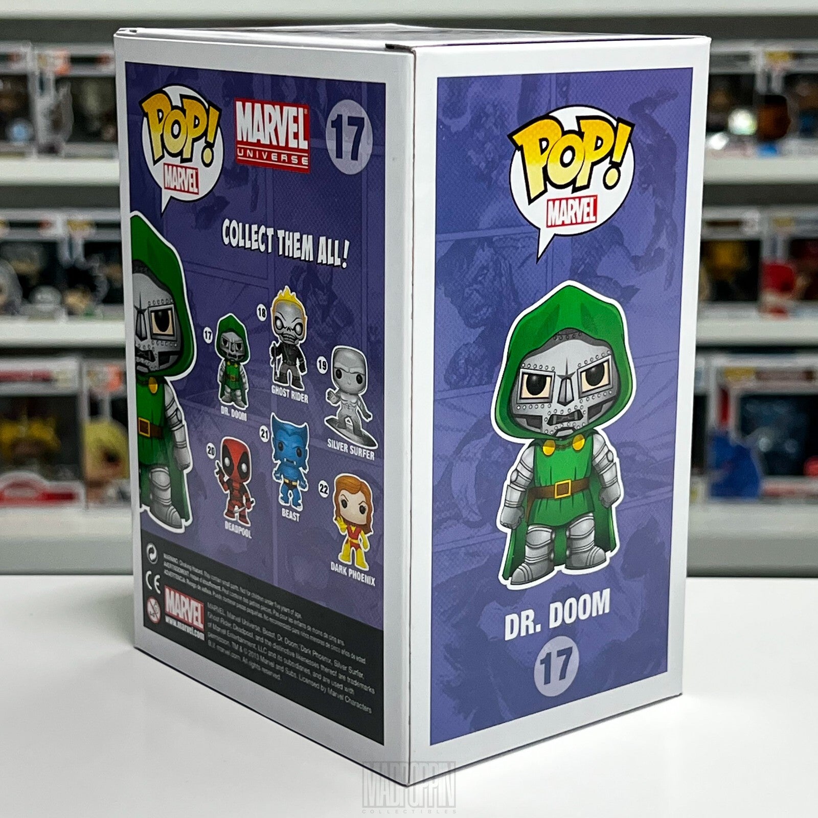 Funko Pop Marvel Universe Dr Doctor Doom Metallic BCC Bangkok Comic Con 17