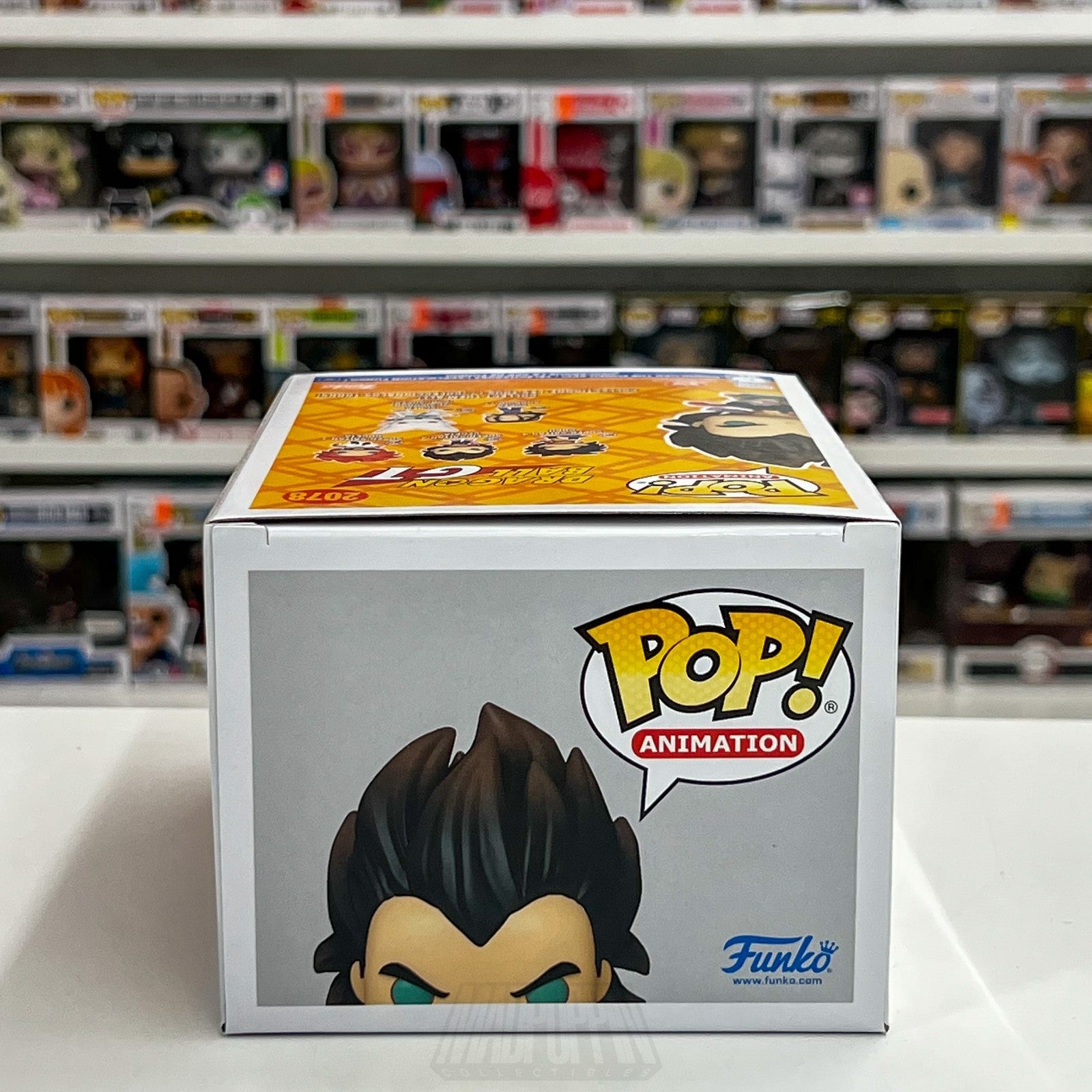 Funko Pop Anime Dragon Ball Super Saiyan Vegeta Flocked Chase Glow Chalice 20786