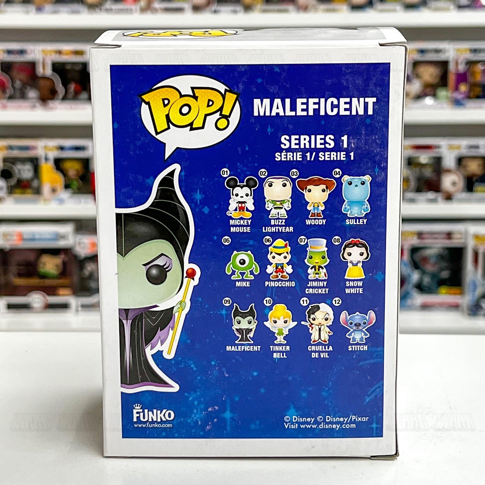 Funko Pop Disney Maleficent 09 Series 1 Vinyl Figure In Box Sleeping Beauty 2015