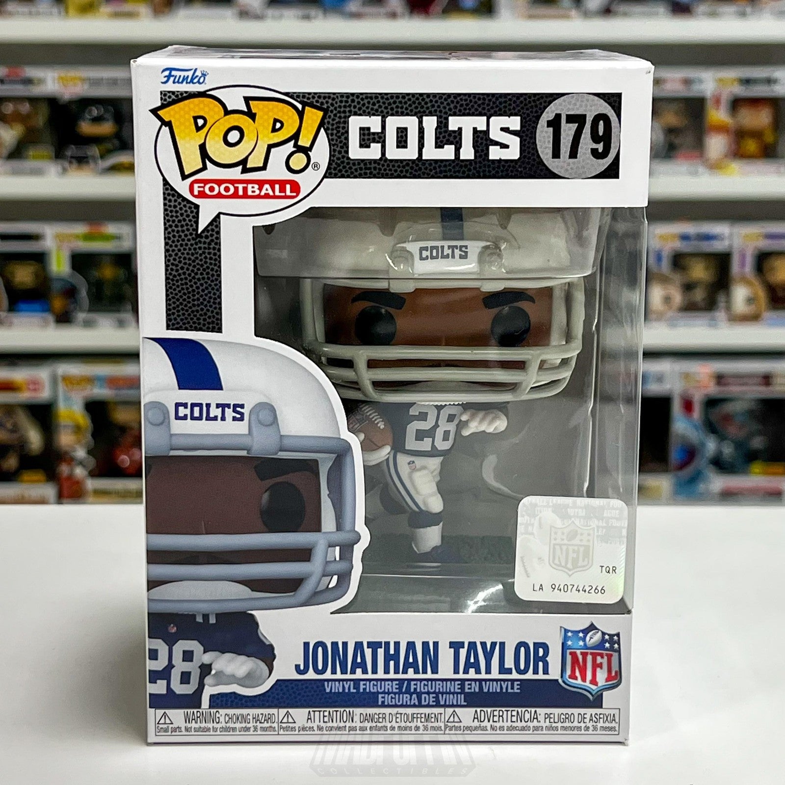 Funko Pop NFL Football Indianapolis Colts Jonathan Taylor 179 Running Back Toy