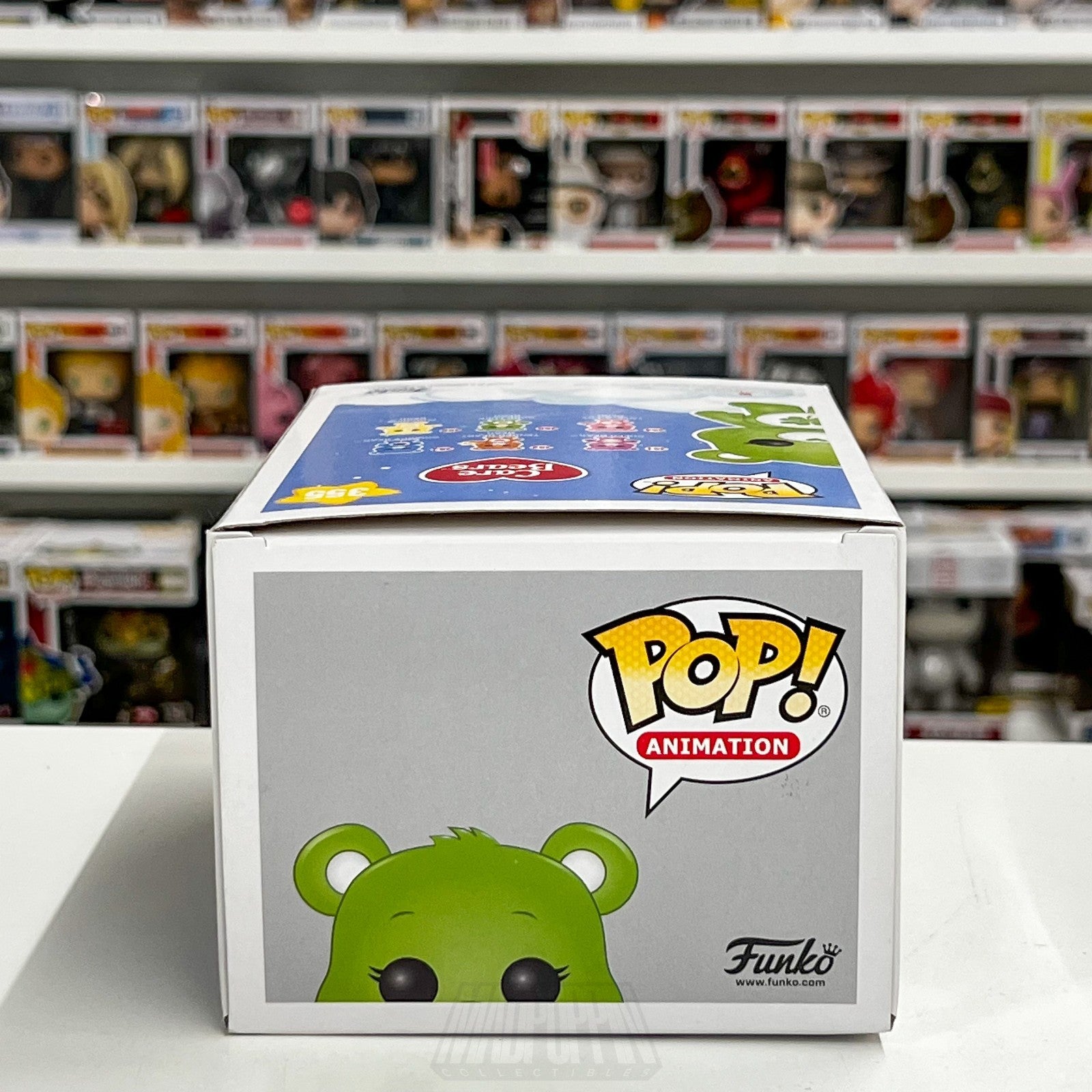 Funko Pop Animation Good Luck Care Bears Flocked ECCC 355 Green Toy Vinyl Figure6