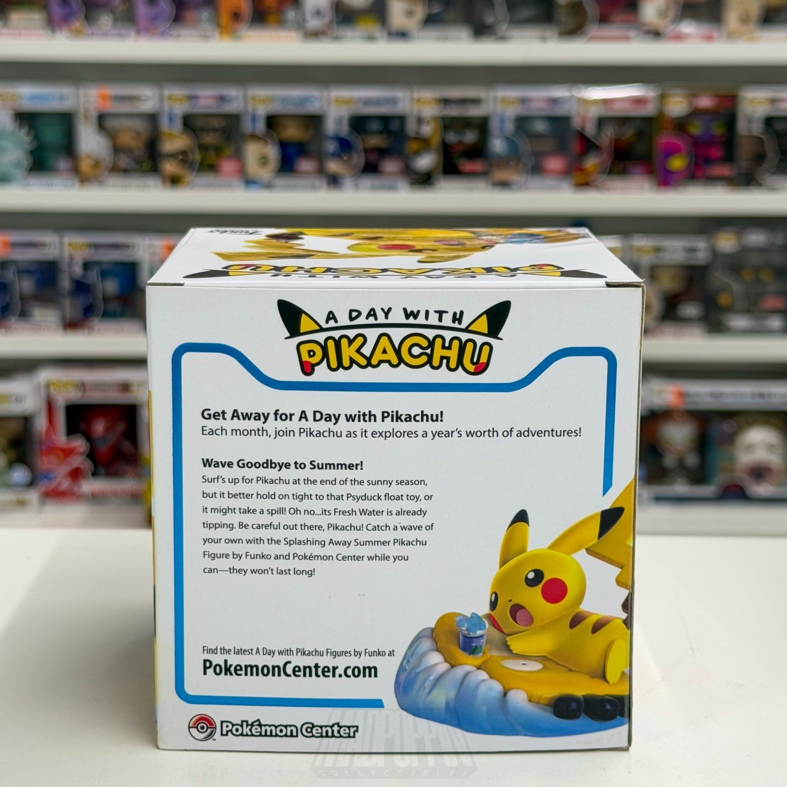 Funko A Day With Pikachu Splashing Away Summer Pokémon Center TCG Vinyl Figure3
