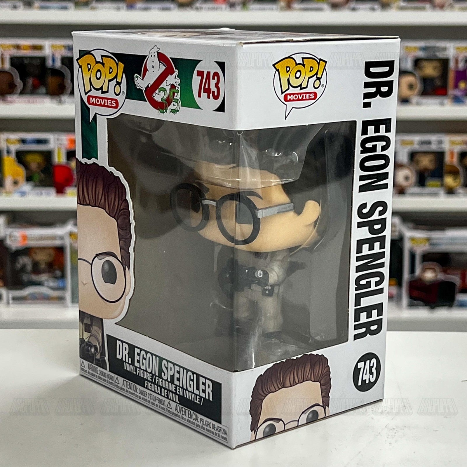 Funko Pop Movies Ghostbusters Dr. Egon Spengler #743 Vinyl Figure New in Box