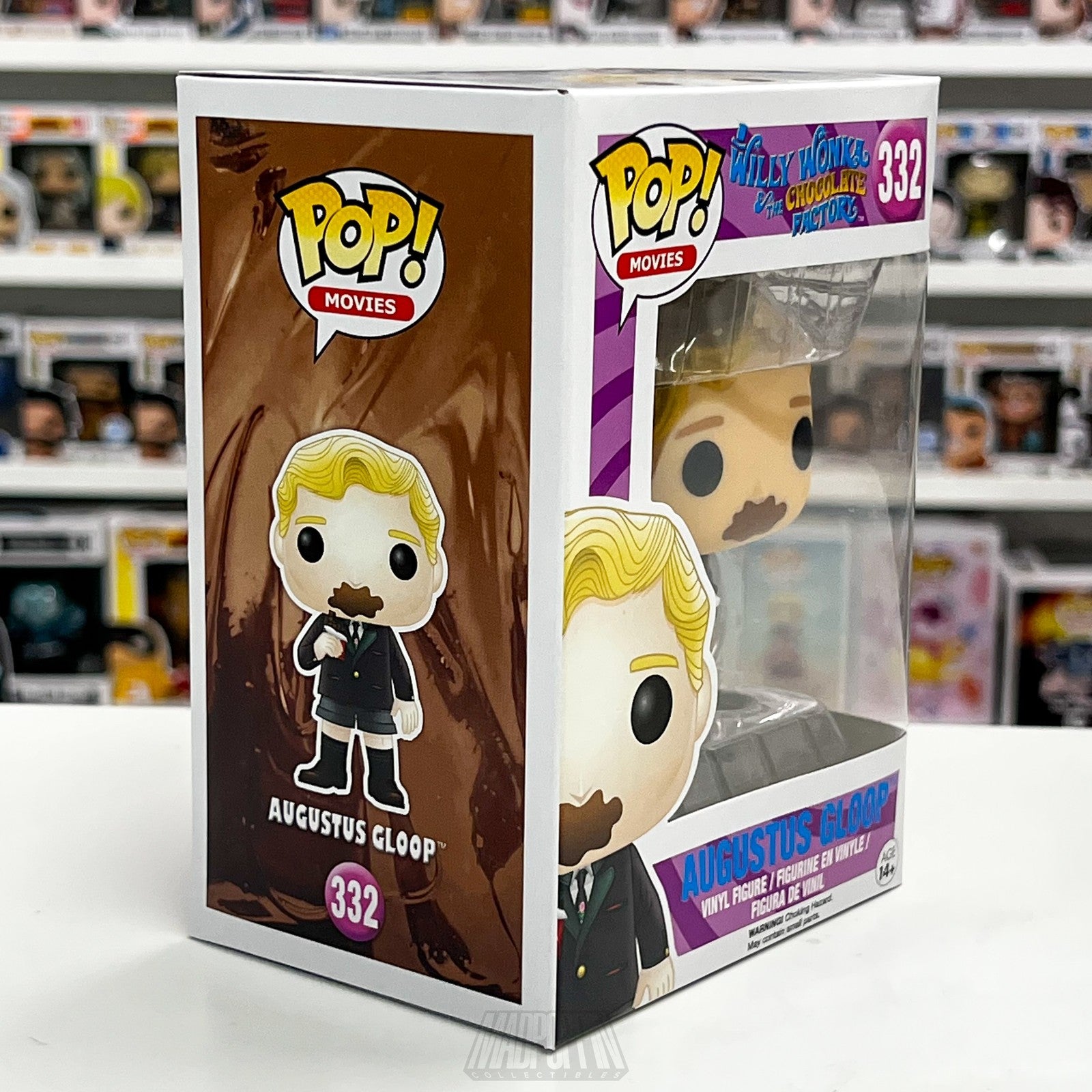 Funko Pop Augustus Gloop 332 Willy Wonka Chocolate Factory Movie Vinyl Figure