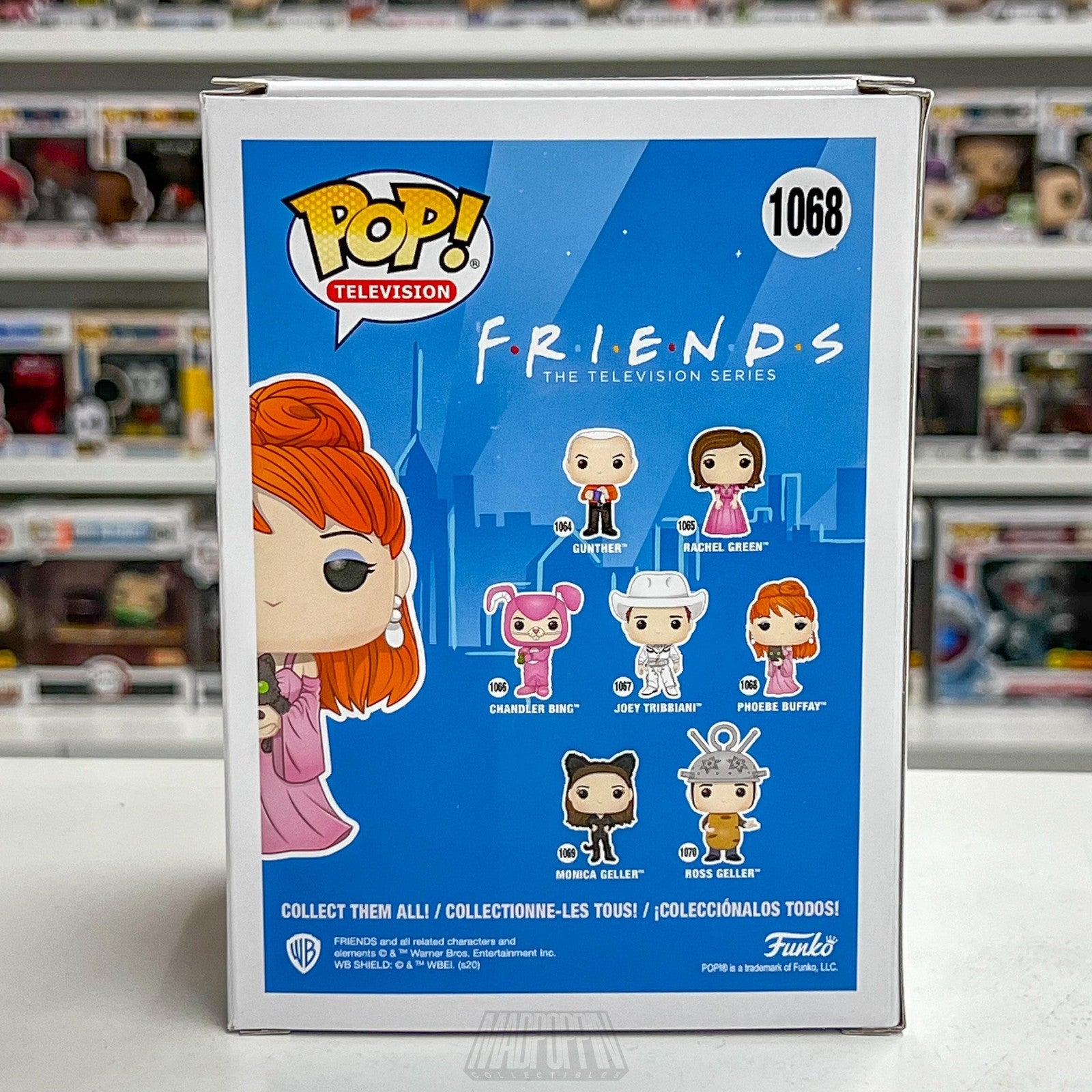 Funko Pop Phoebe Buffay Friends 1068 Vinyl Figure TV Show Collectible New Boxed