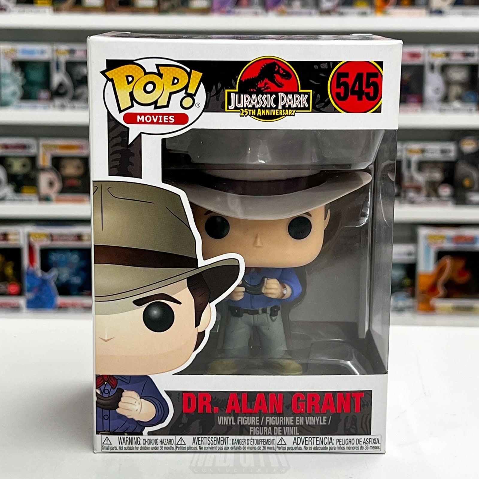 Funko Pop Movies Jurassic Park Dr Alan Grant 545 Dinosaur Toy Vinyl Figure0
