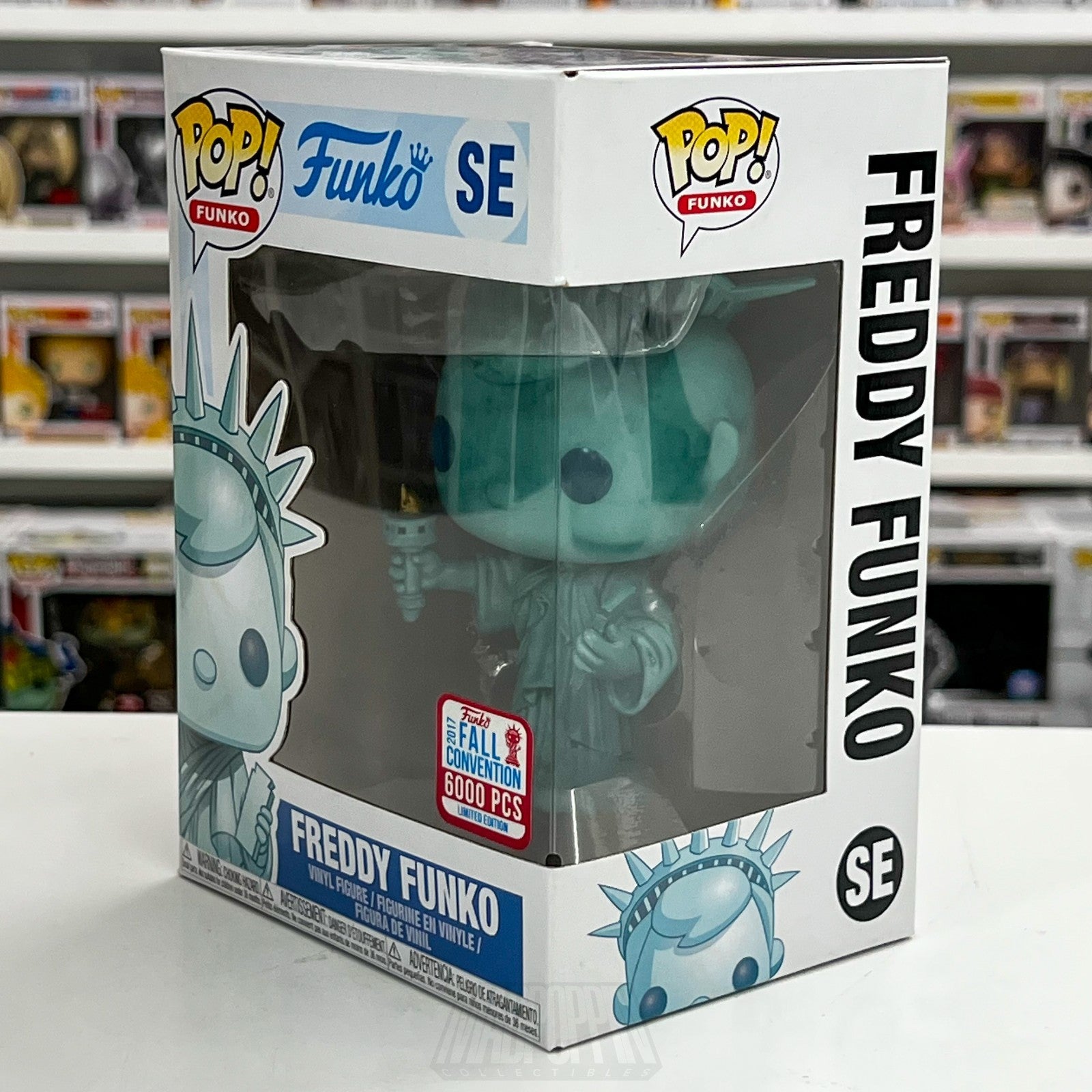 Funko Pop Freddy Statue Of Liberty New York Comic Con SE 6000 PCS Vinyl Figure1