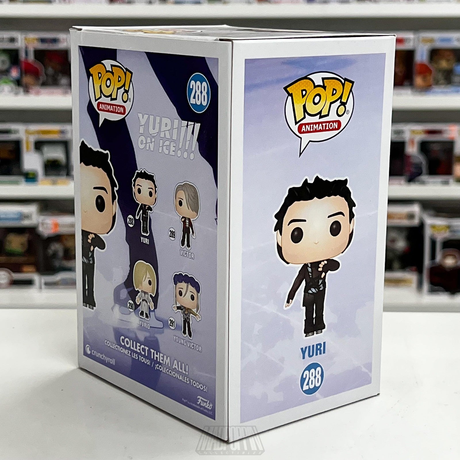 Funko Pop Animation Yuri On Ice #288 Yuri Vinyl Figure New Anime Collectible