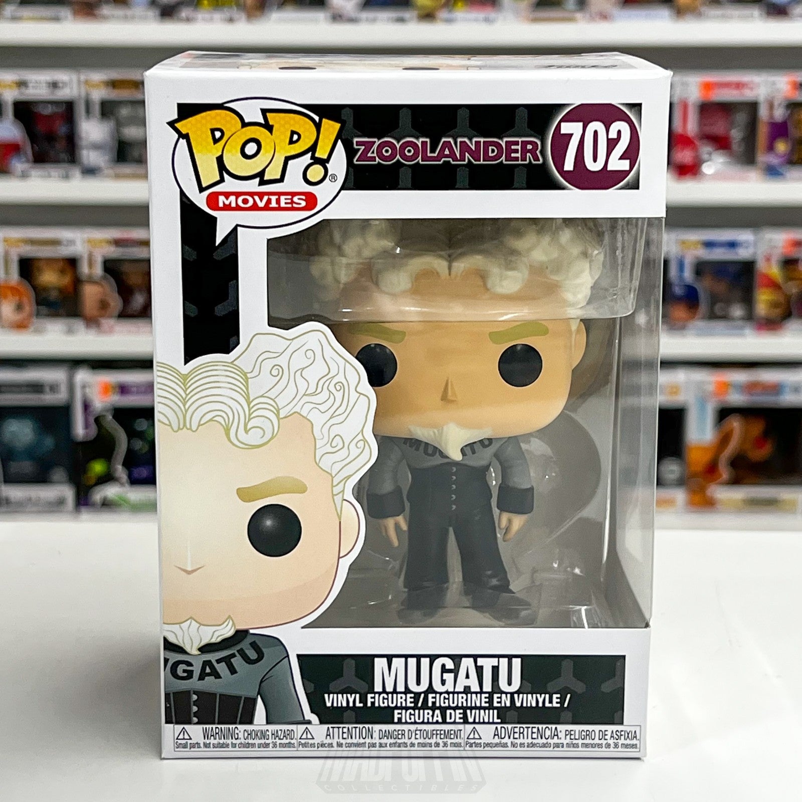 Funko Pop Movies Zoolander Mugatu 702 American Comedy Will Ferrell Vinyl Figure0