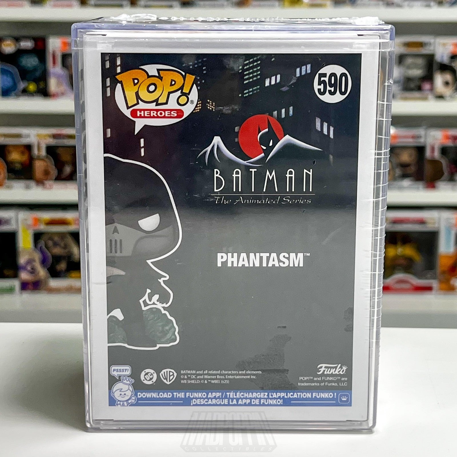 Funko Pop Heroes Batman Animated Series Phantasm 590 3500 Pcs LE DC Vinyl Heroes