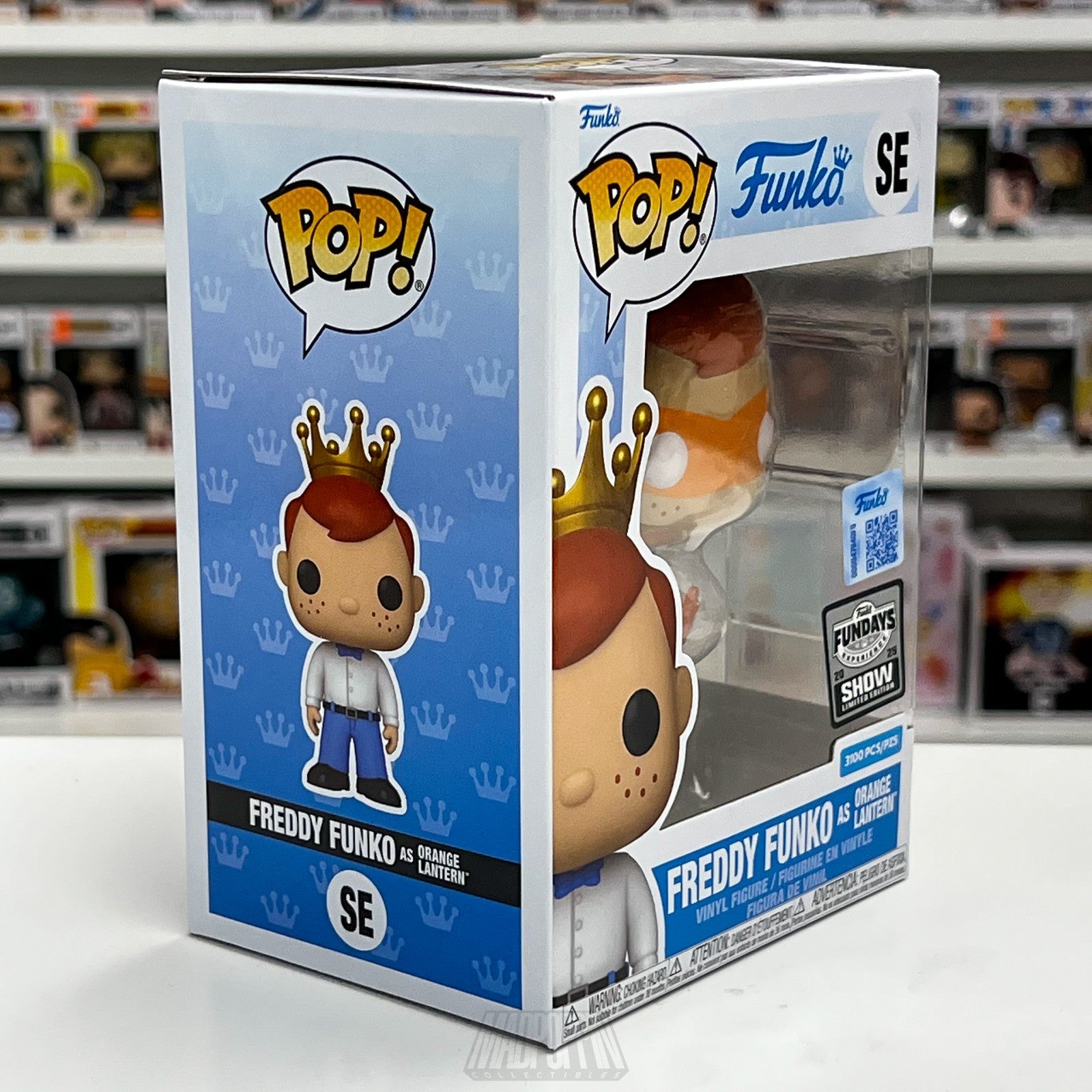 Funko Pop Fundays Experience 2025 Freddy as Orange Lantern DC 3100pcs SE