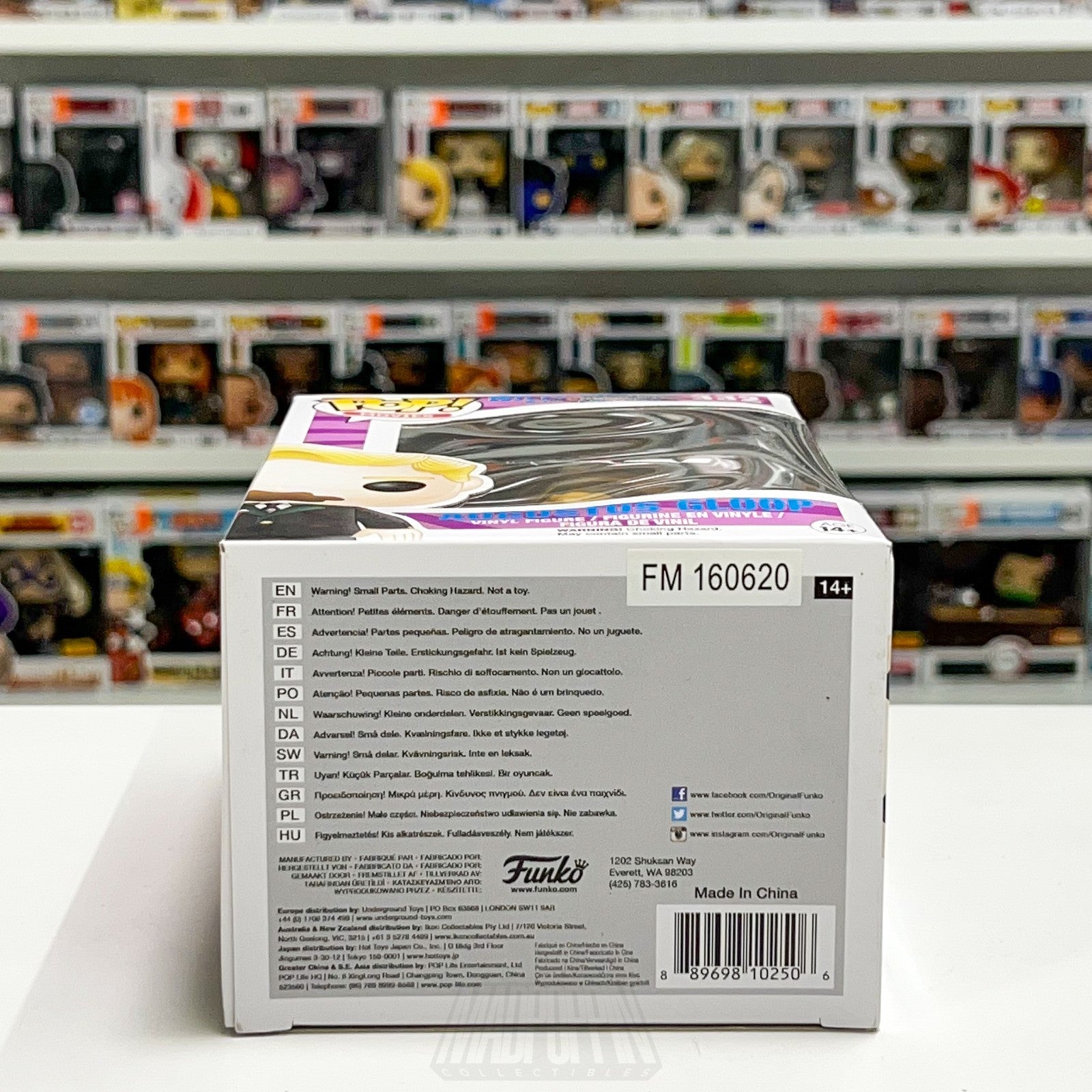 Funko Pop Augustus Gloop 332 Willy Wonka Chocolate Factory Movie Vinyl Figure