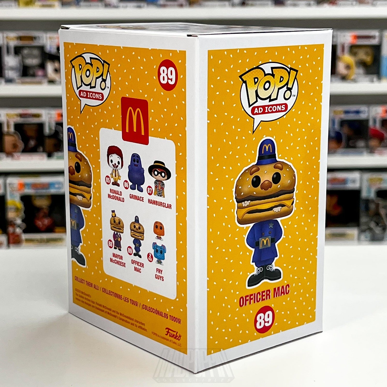 Funko Pop! Ad Icons McDonald's Officer Mac #89 Vinyl Figure New in Box 2020