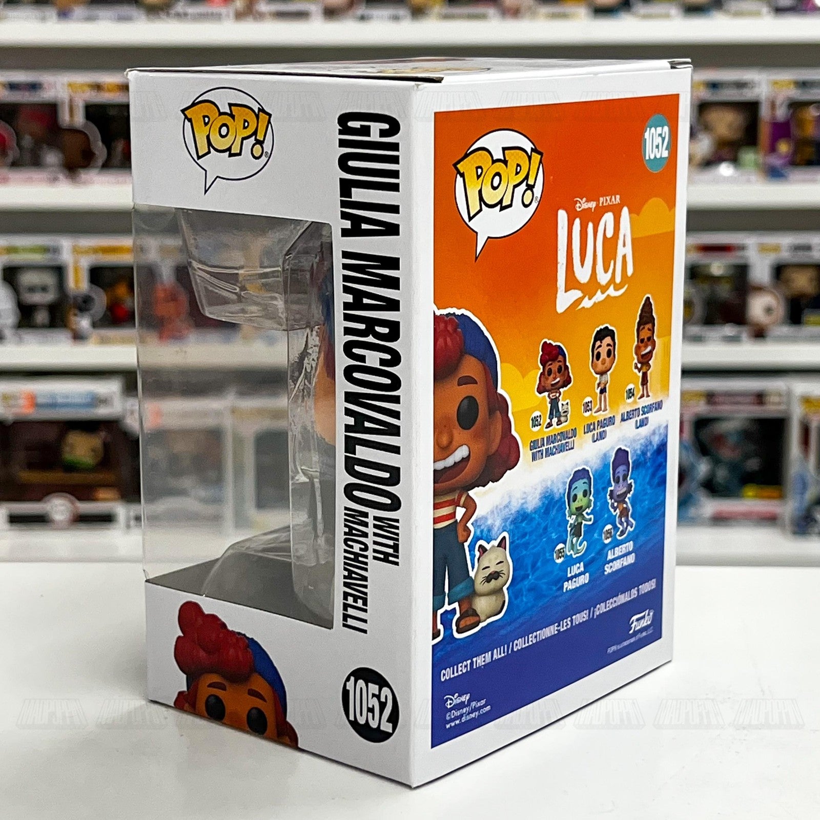 Funko Pop Disney Pixar Luca 1052 Giulia Marcovaldo Machiavelli Vinyl Figure New