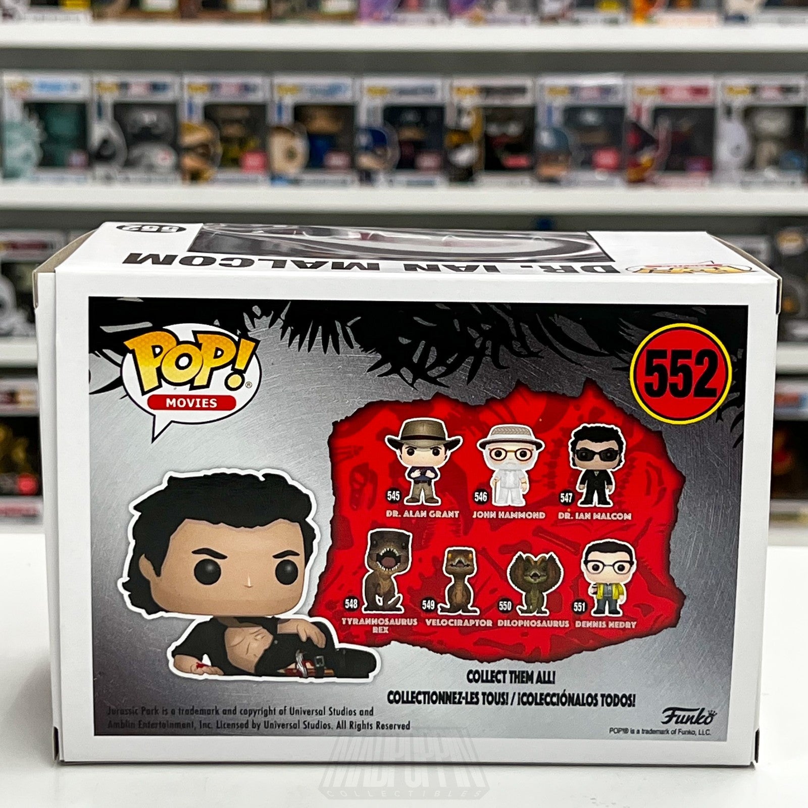 Funko Pop Movies Jurassic Park Dr Ian Malcolm Injured Target 552 ToyVinyl Figure3