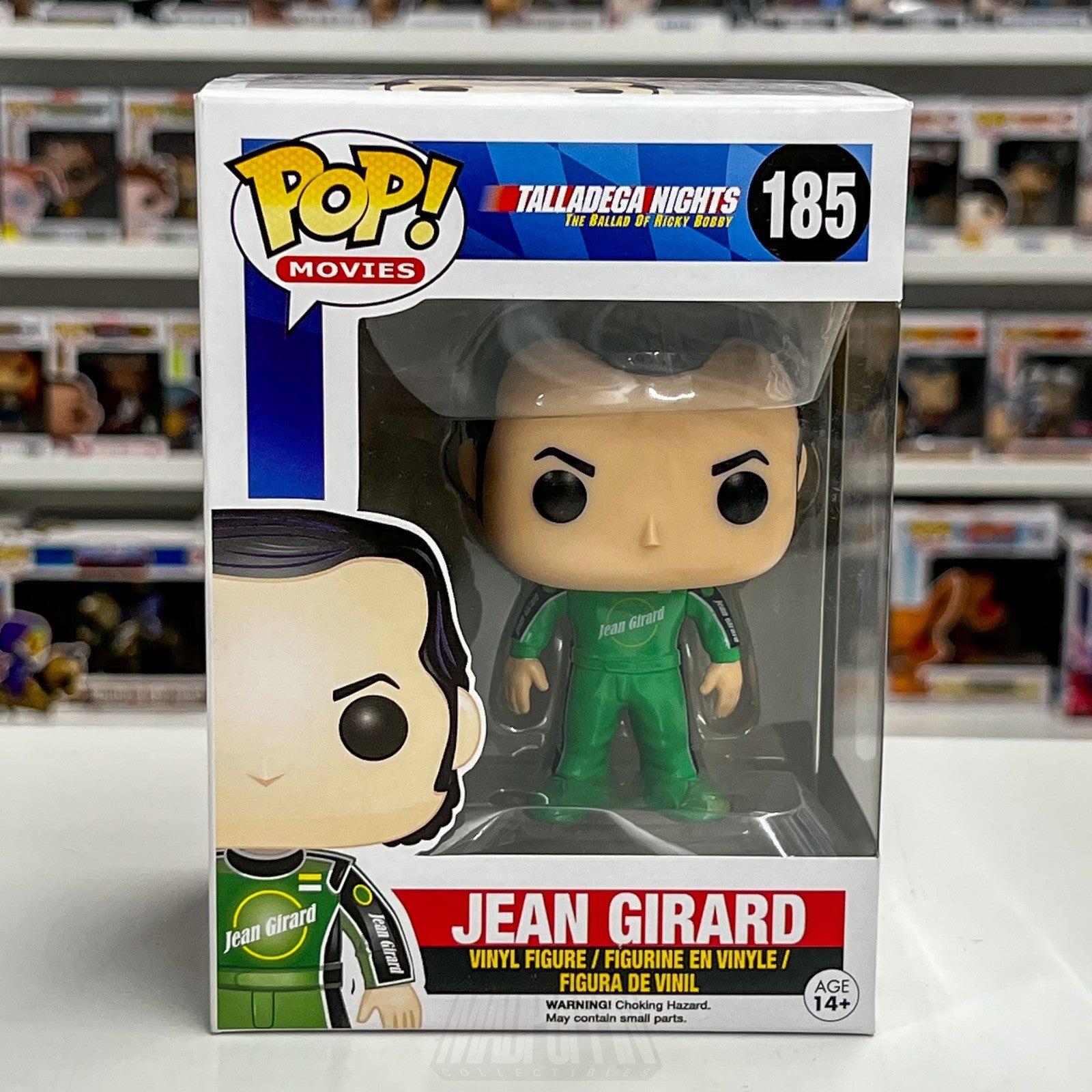 Funko Pop Movies Talladega Nights Jean Girard 185 NASCAR Comedy Toy Vinyl Figure0