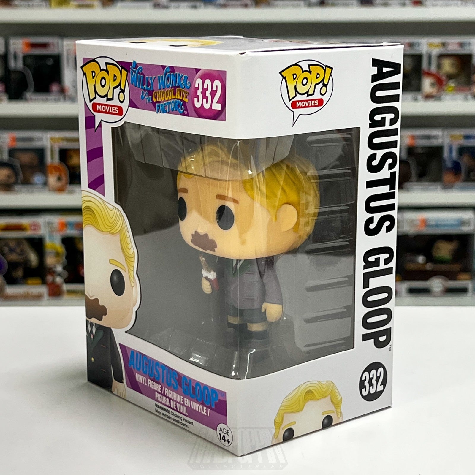 Funko Pop Augustus Gloop 332 Willy Wonka Chocolate Factory Movie Vinyl Figure