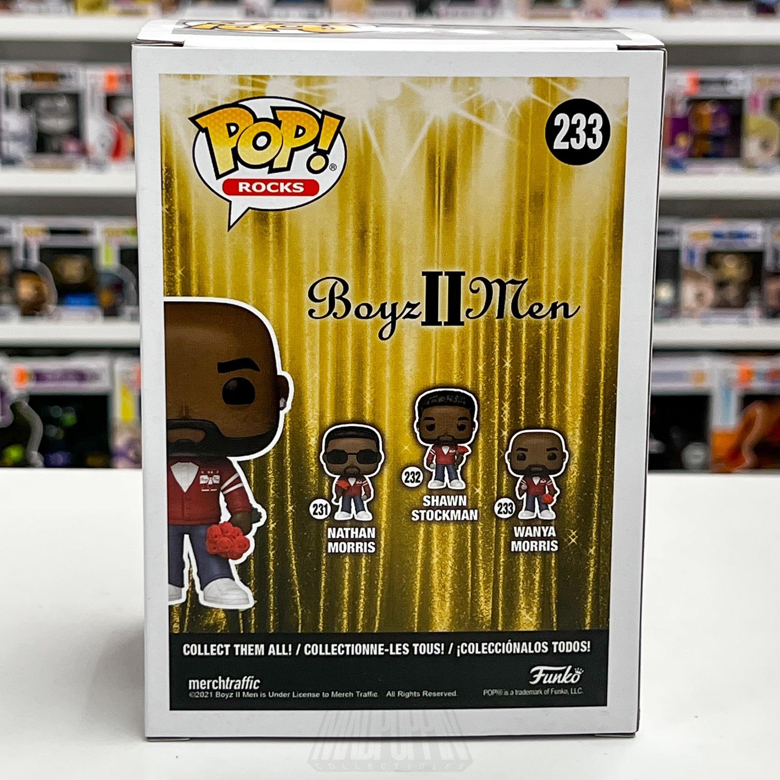 Funko Pop Rocks Boyz II Men Wanya Morris #233 Vinyl Figure Music Collectible3