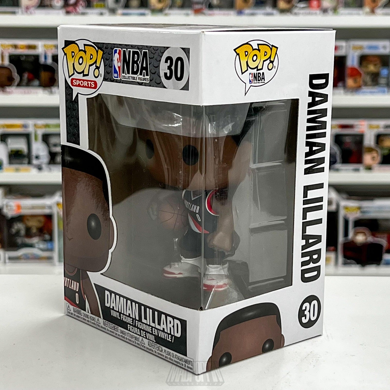 Funko Pop Damian Lillard NBA Series 3 Portland Trail Blazers Vinyl Figure 30 New