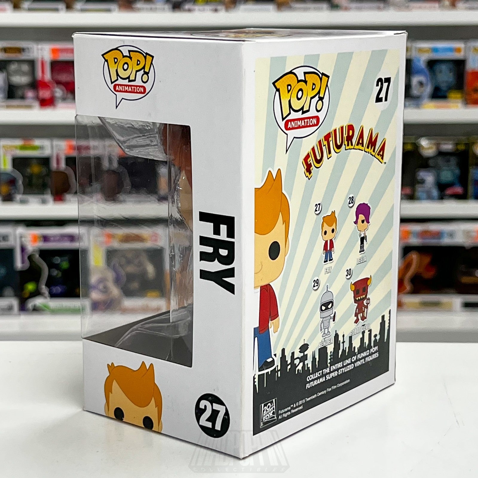 Funko Pop Animation Futurama Fry 27 Vaulted Sci-Fi Cartoon Network Vinyl Figure2