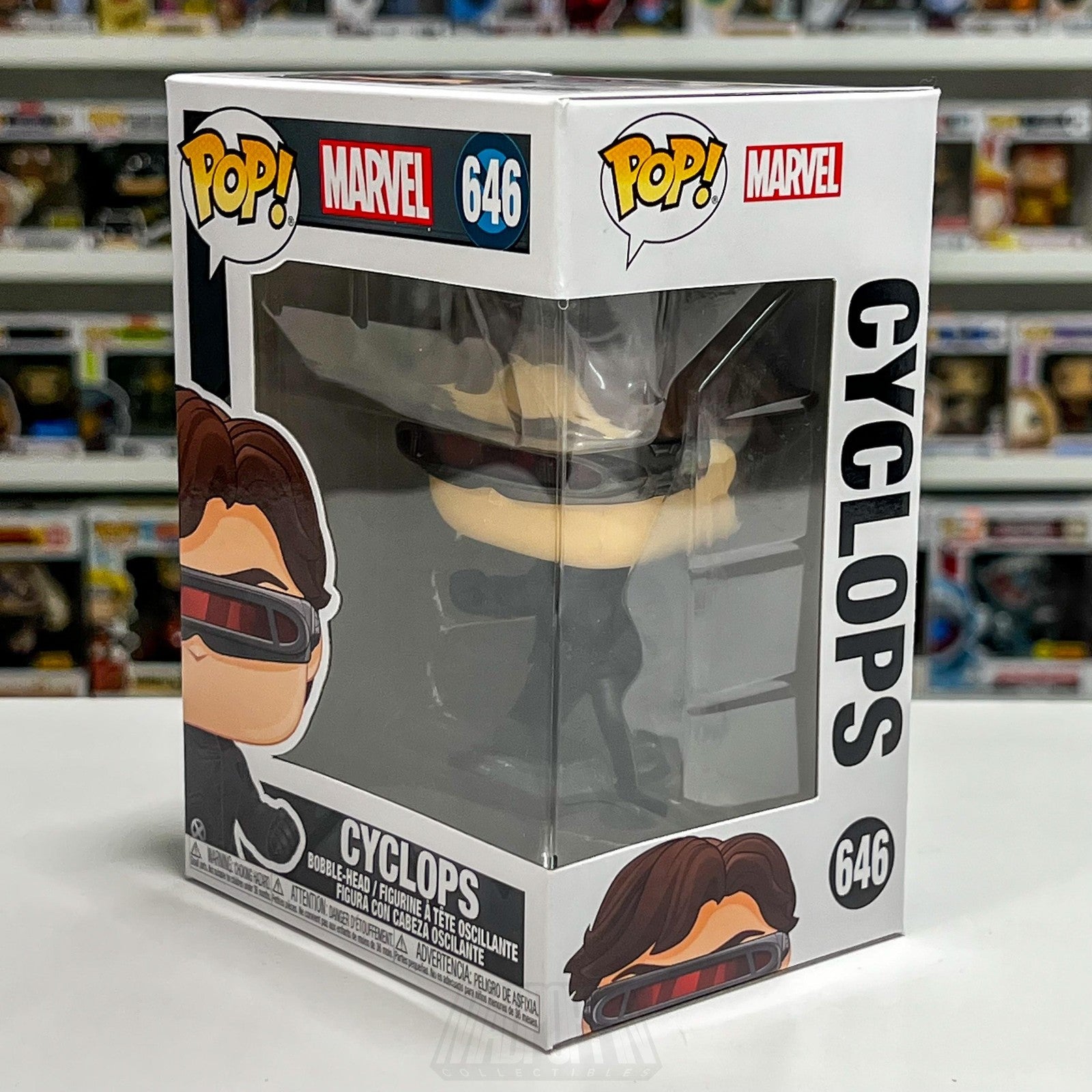 Funko Pop Marvel Cyclops 646 X-Men The Last Stand Mutant BobbleHead Figure Toy