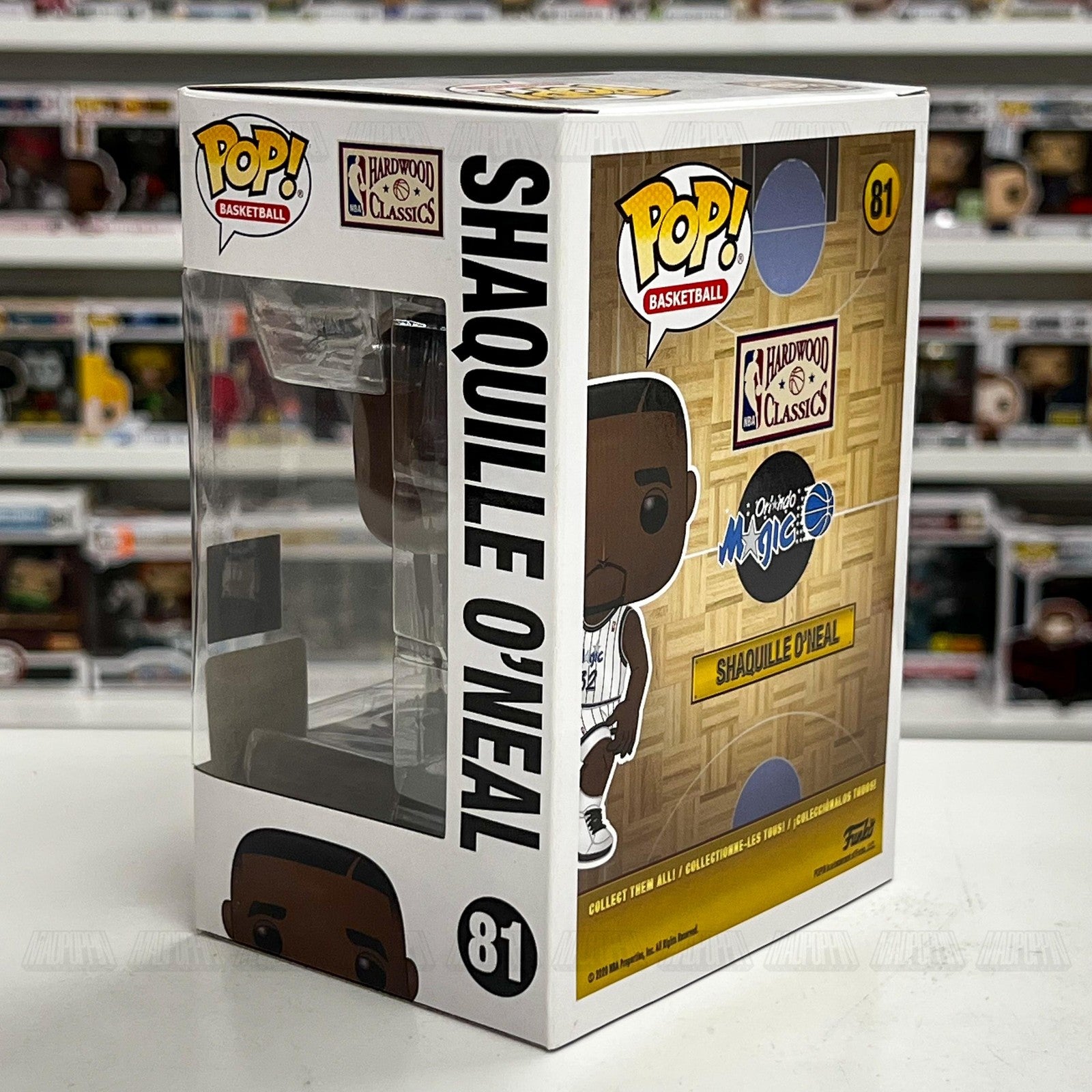 Funko Pop NBA Shaquille O'Neal 81 Orlando Magic Vinyl Figure Basketball New HWC