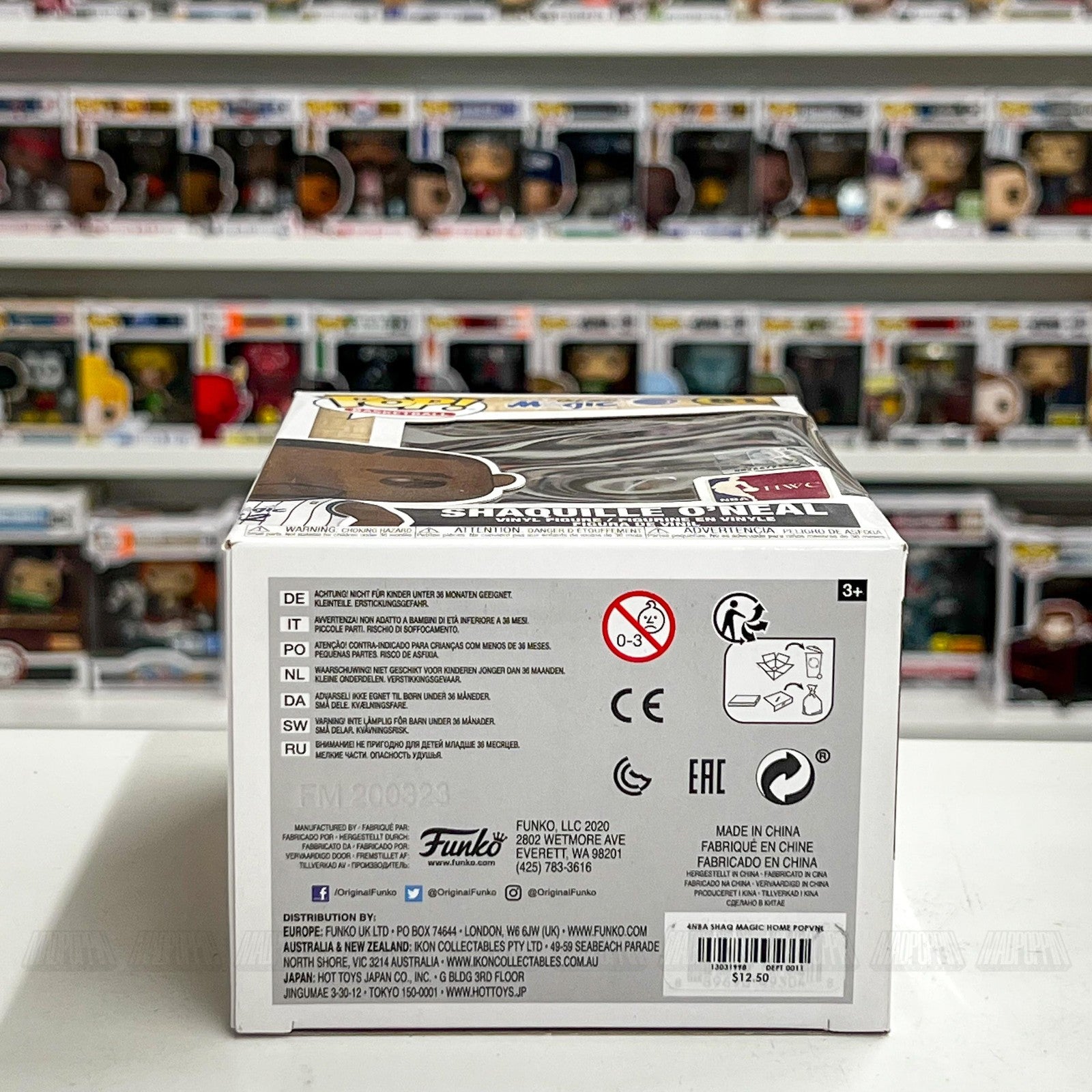 Funko Pop NBA Shaquille O'Neal 81 Orlando Magic Vinyl Figure Basketball New HWC