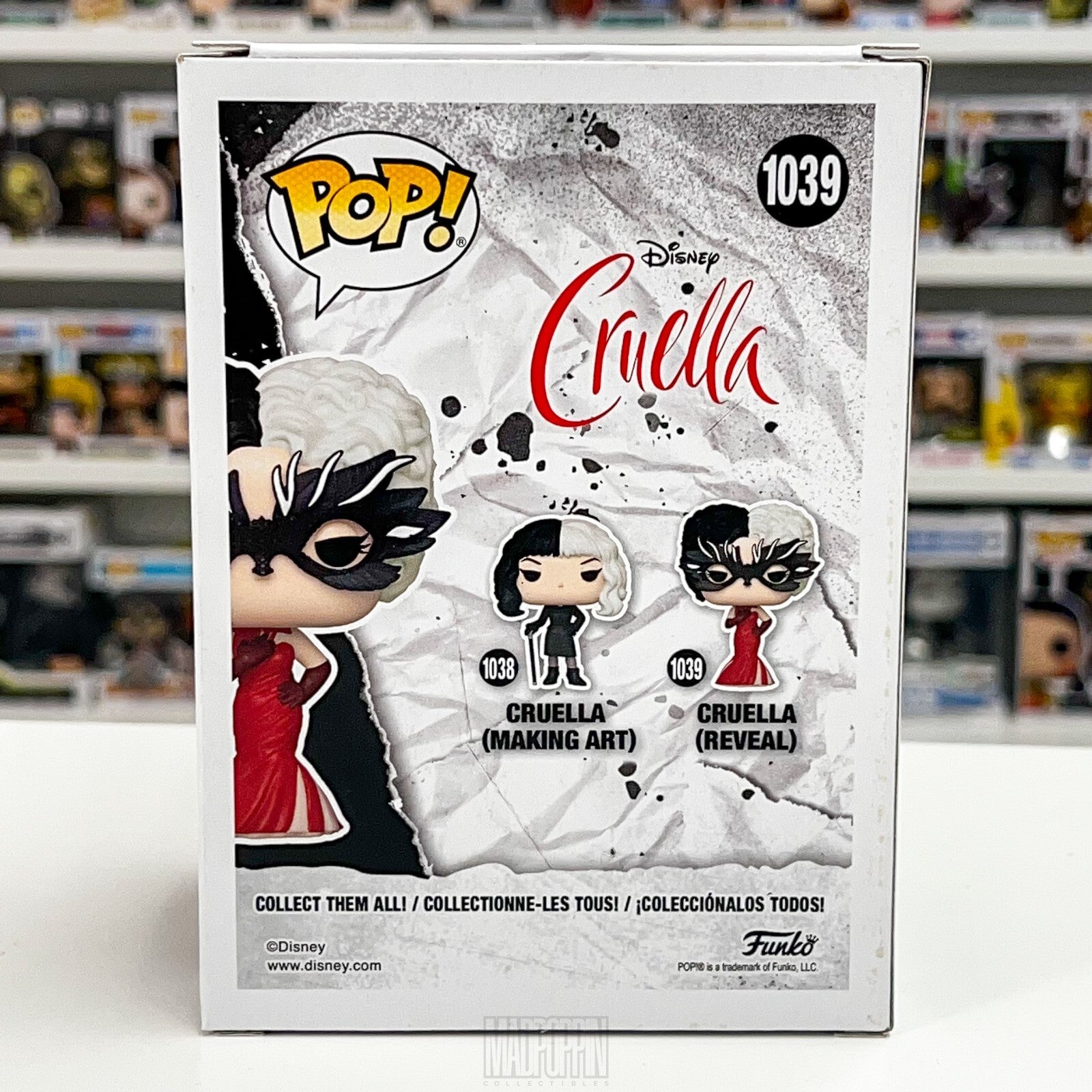 Funko Pop Disney Movies Cruella de Vil Reveal Outfit Vaulted 1039