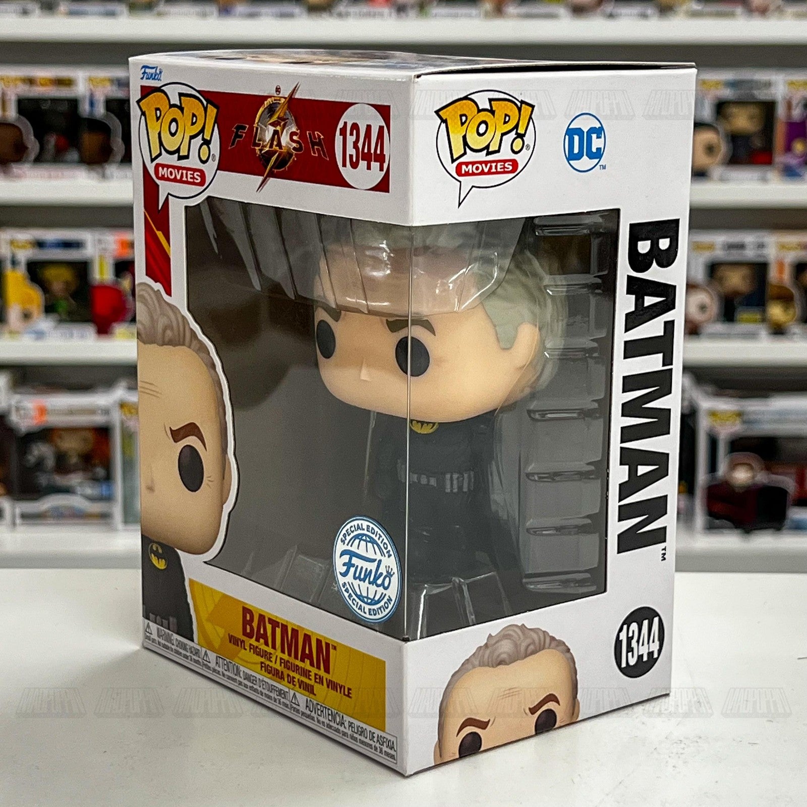 Funko Pop Movies The Flash Batman #1344 Vinyl Figure Special Edition DC Comics
